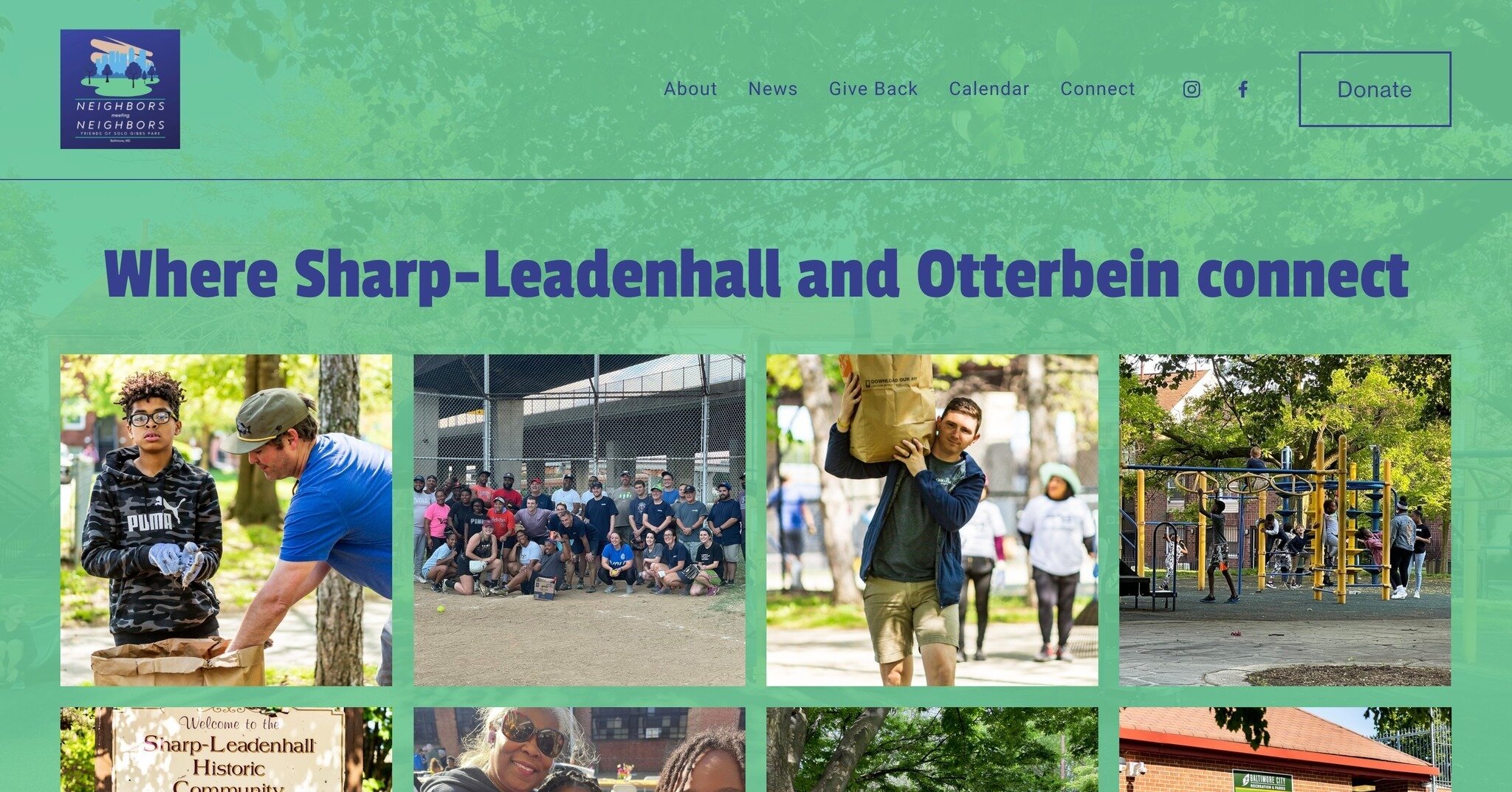 I had such a blast creating the brand-new website for @neighborsmeetingneighbors! What a great organization with wonderful people - we're so lucky to have them in our neighborhood. It was fun to take their hopes for a simple, direct, and engaging web