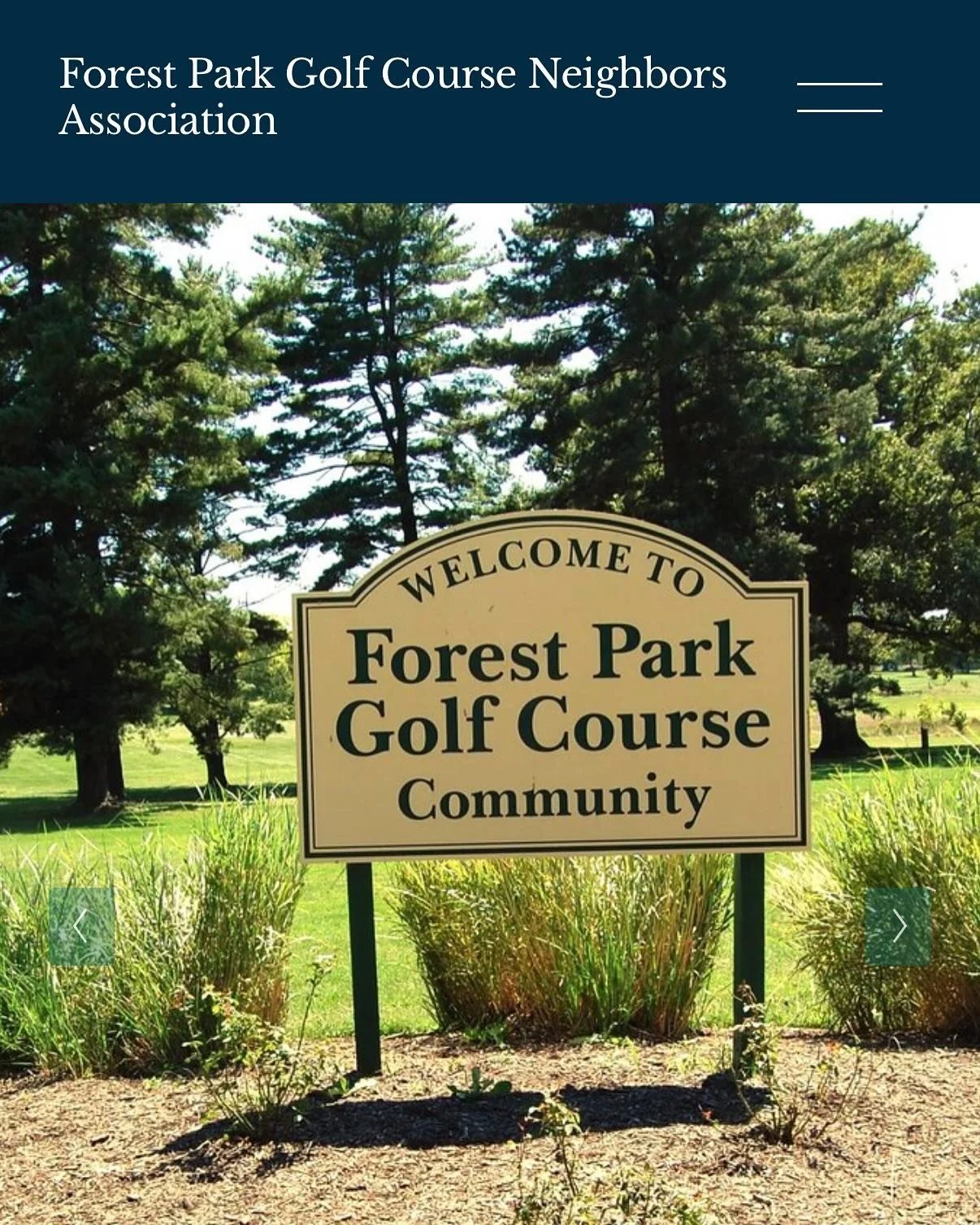 Just a few snippets of another new website &mdash; It was so much fun creating this neighborhood association&rsquo;s first ever website!