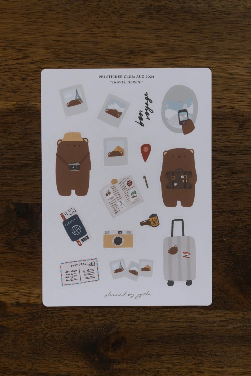 Travel Herbie - Sticker Sheet