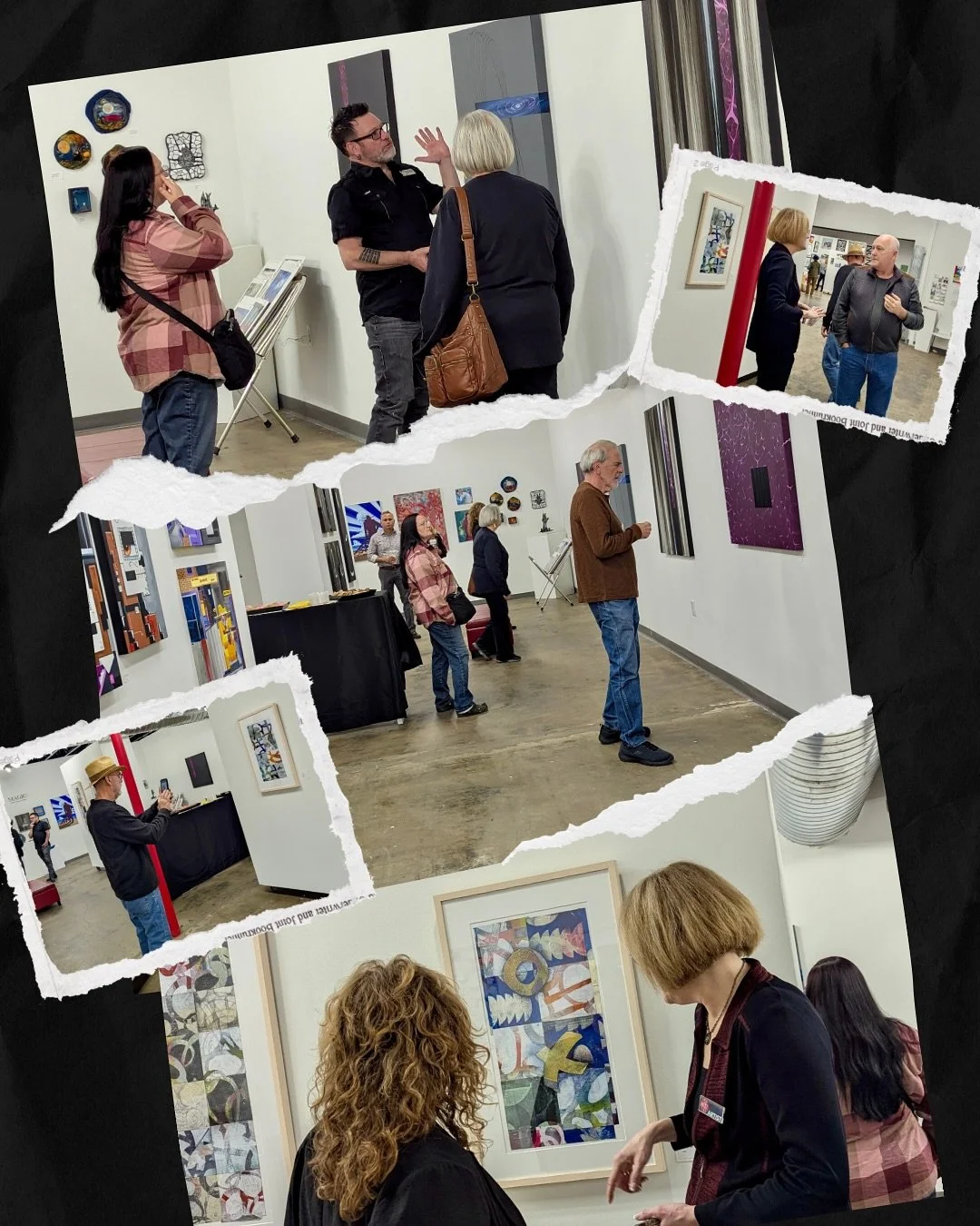 CONGRATULATIONS to Andre and Rebecca! What a beautiful show! Come see it in person, this opening weekend. Saturday & Sunday Noon-5pm.
Andre Lippard:  Abstractisfaction
&
Rebecca Yaffe:  Another Door Opens
Oct 24th - Nov 9th, 2025
IN THE MEM