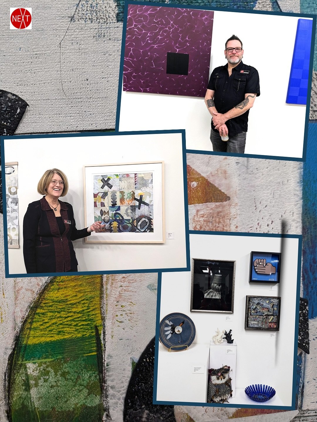 STUNNING NEW SHOWS! 
Andre Lippard:
Abstractisfaction
&
Rebecca Yaffe:
Another Door Opens
Oct 24th - Nov 9th, 2025
Magic
A Next Gallery Members Show
Oct 24th -  Nov 30th
Join us for a colorful and creative evening during the November Colfax Ar