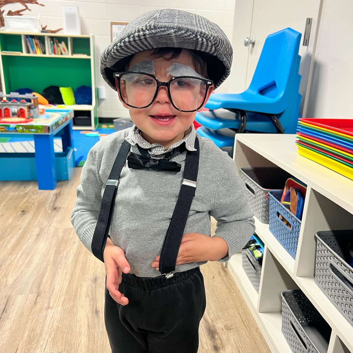 We&rsquo;re 100 days brighter&hellip;and OLDER! 👵🏼👴🏼 Happy 100th day of preschool!