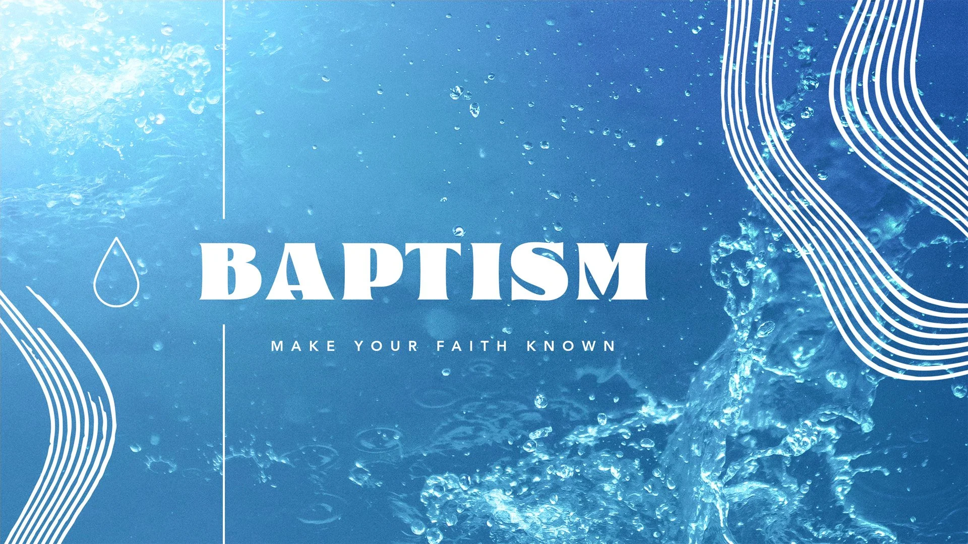 Baptism Sunday