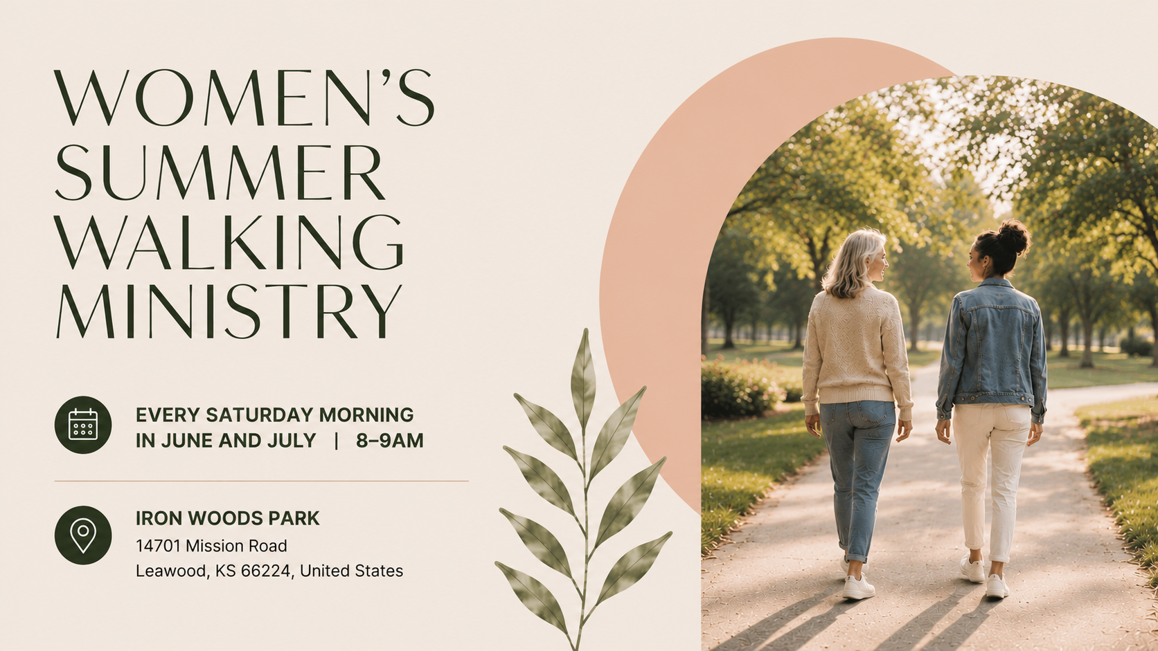 OPCC Women's Summer Walking Ministry