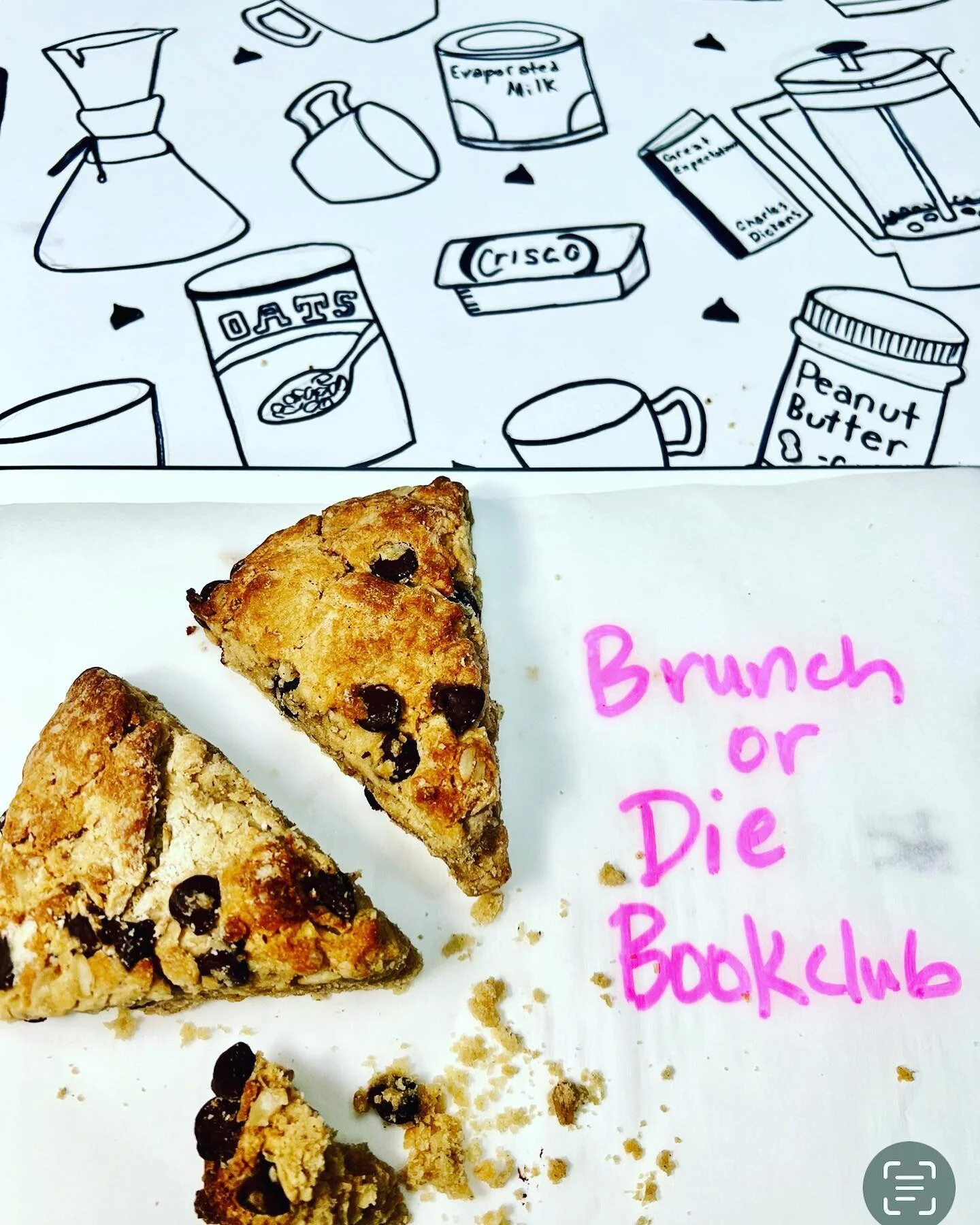 Brunch or die PB Oatmeal Choc Scones
Brunch when you need it most— A  Recipe Story
Link in profile 
#writersofinstagram #brunch  #scones #survivalcraft #peanutbutter #oatmeal #bookclubbook #bakestagram #bakingfromscratch #lightworker #recipe
