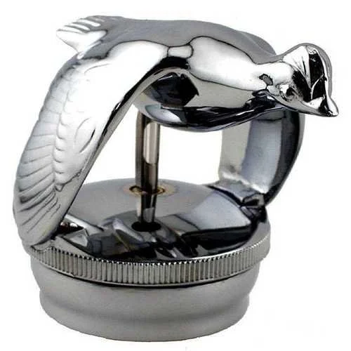 Model A Thermo Quail Radiator Cap with Thermometer (1930-31) A-18385-BT
