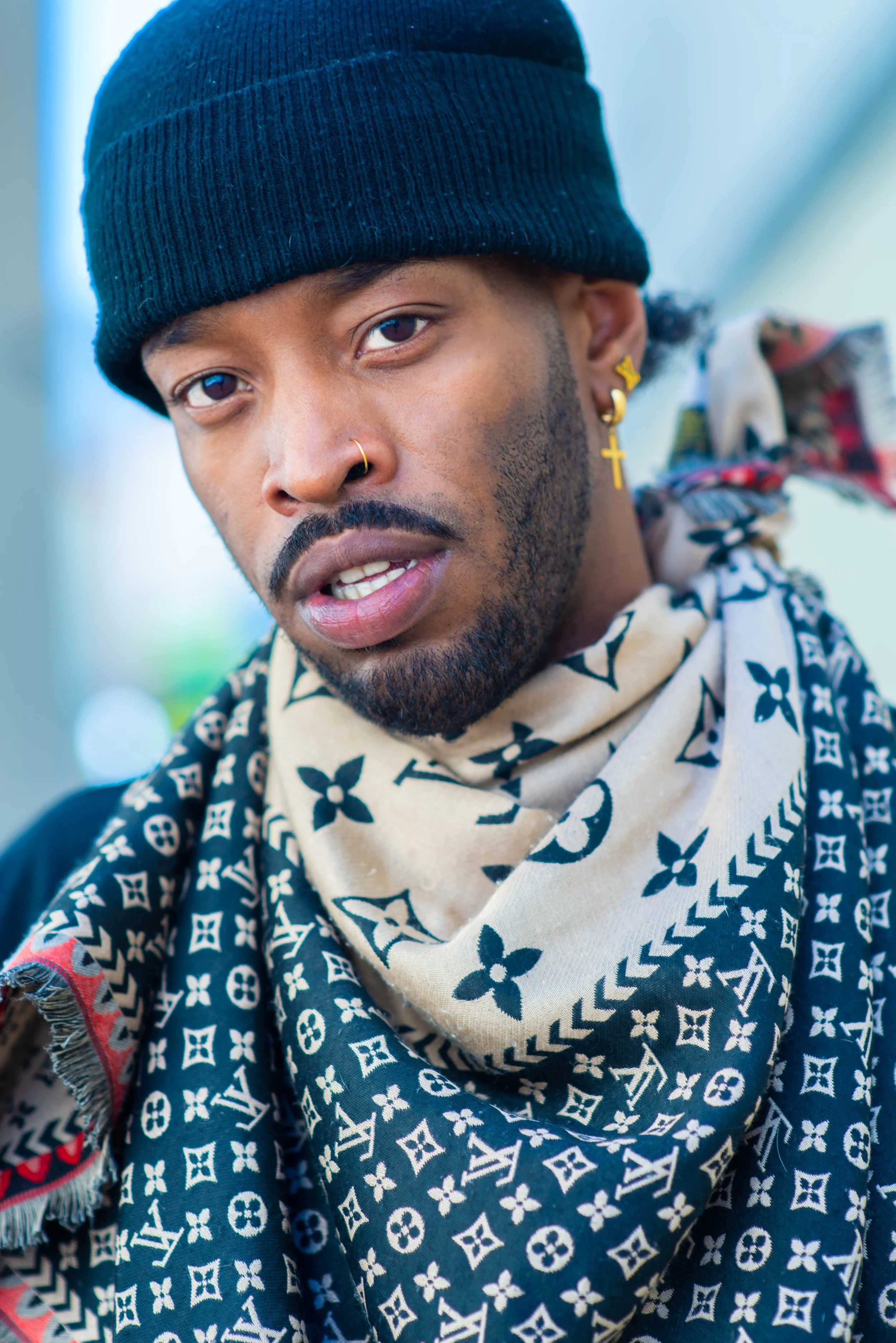 Ron E. Polo scarf Brian Trifon Photography Best Affordable Professional Headshots Los Angeles