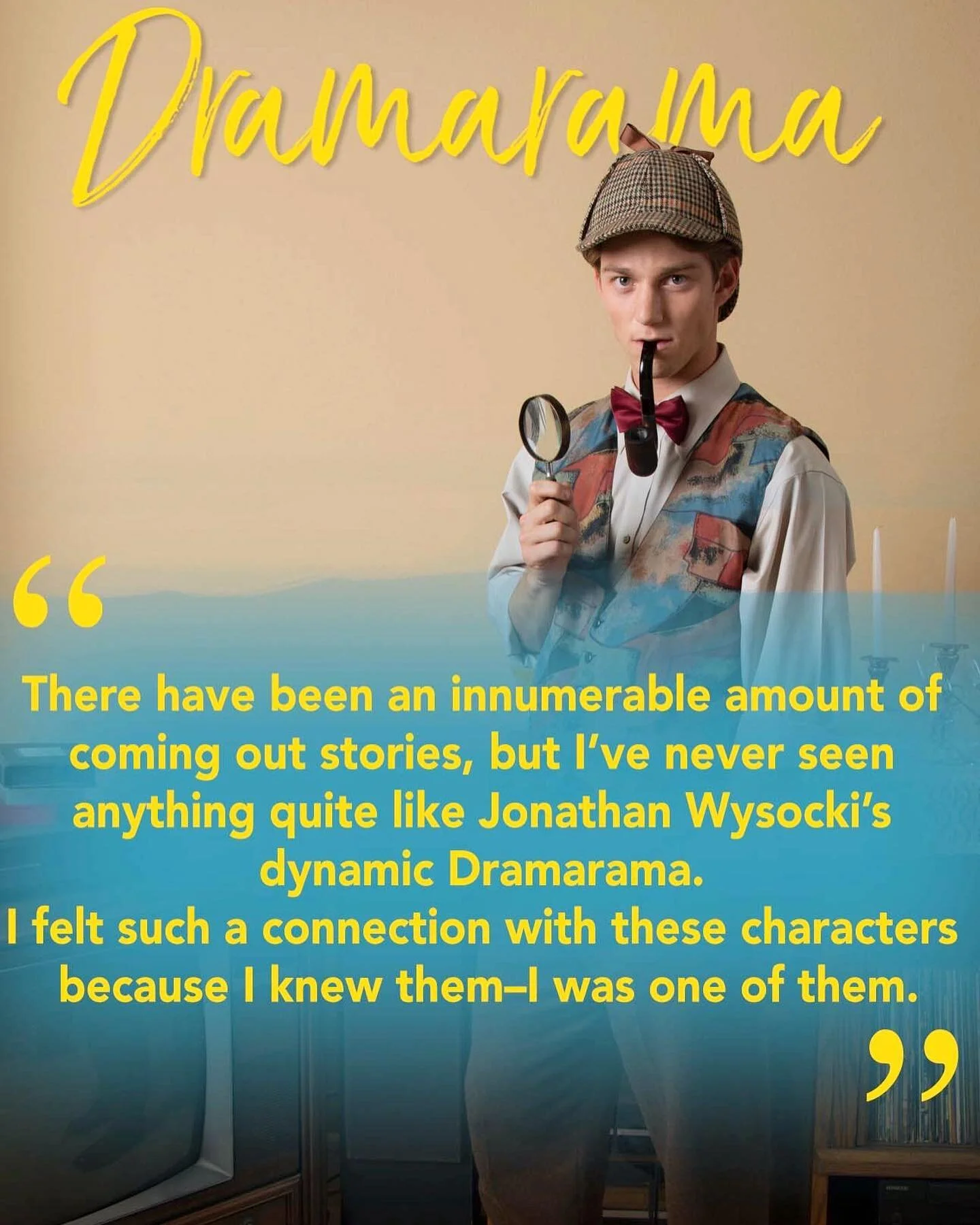 Don’t we love reading some reviews on opening day? 🤩
🔉💬 "There have been an innumerable amount of coming out stories, but I’ve never seen anything quite like Jonathan Wysocki’s dynamic Dramarama. Based on his own experiences