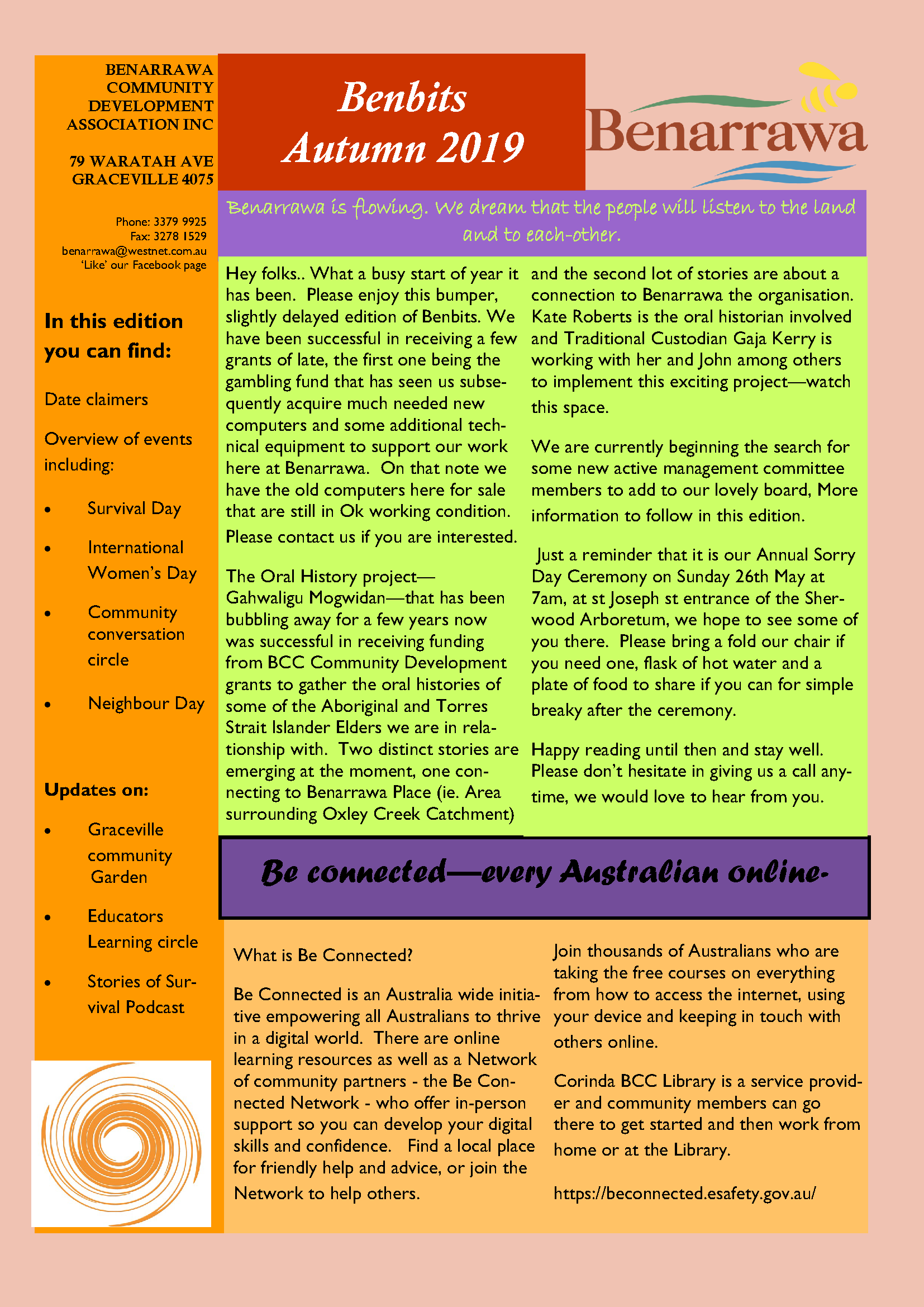 BenBits Newsletter Autumn 2019