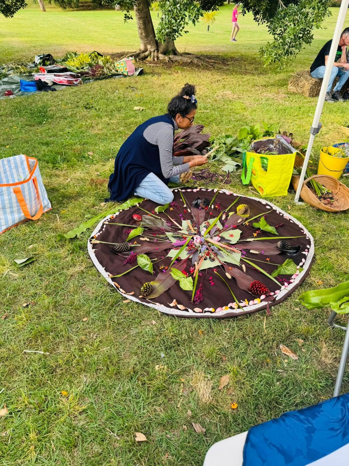 Suriya and her mandala.jpg
