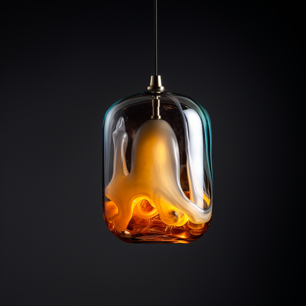 Hanging pendant light design.