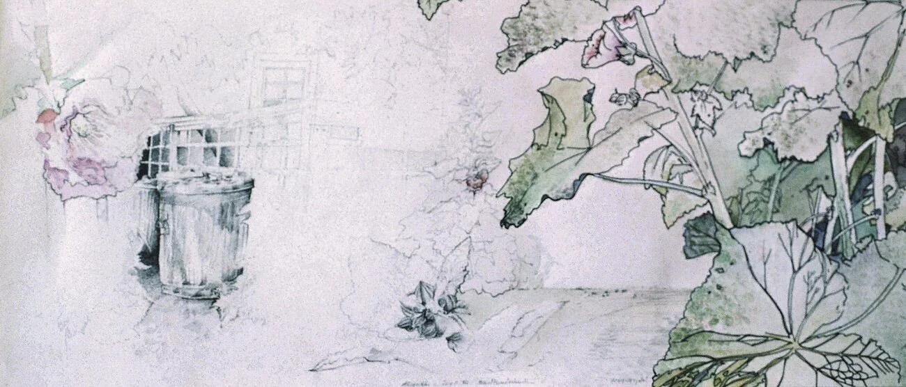 "Alleylujah Series 2" Watercolor/Mixed 1980