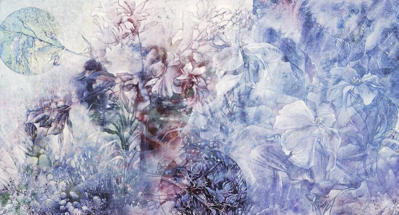 "World With No Shadows I" 28x48 Acrylic 1982