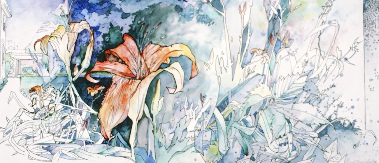 "Alleylujah Series 1" Watercolor/mixed 1980