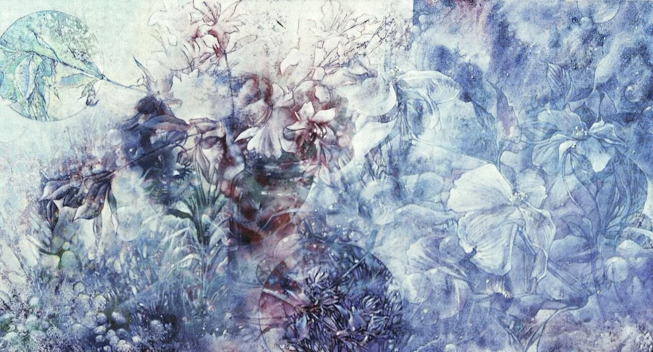 "World With No Shadows I" 28x48 Acrylic 1982