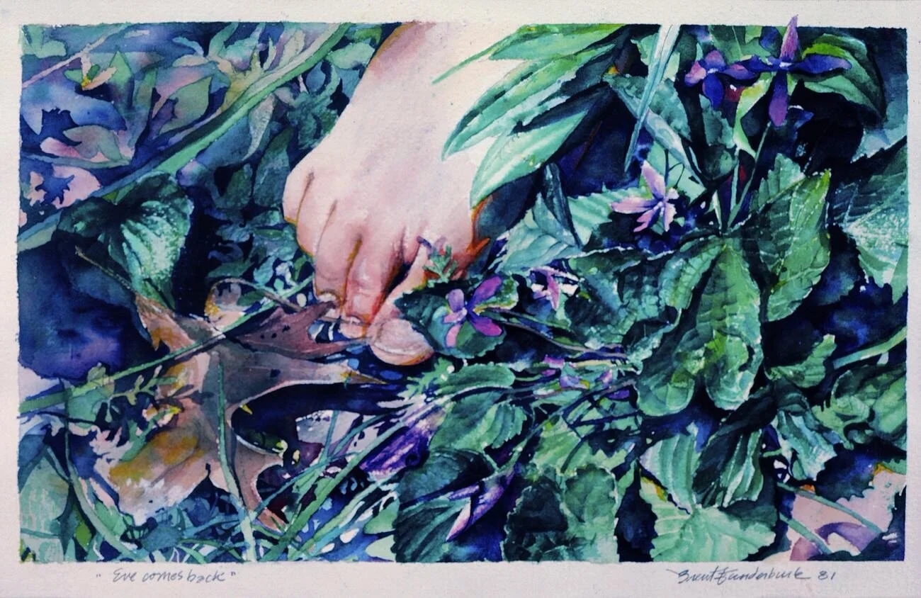 "Return" 10x16 Watercolor 1981