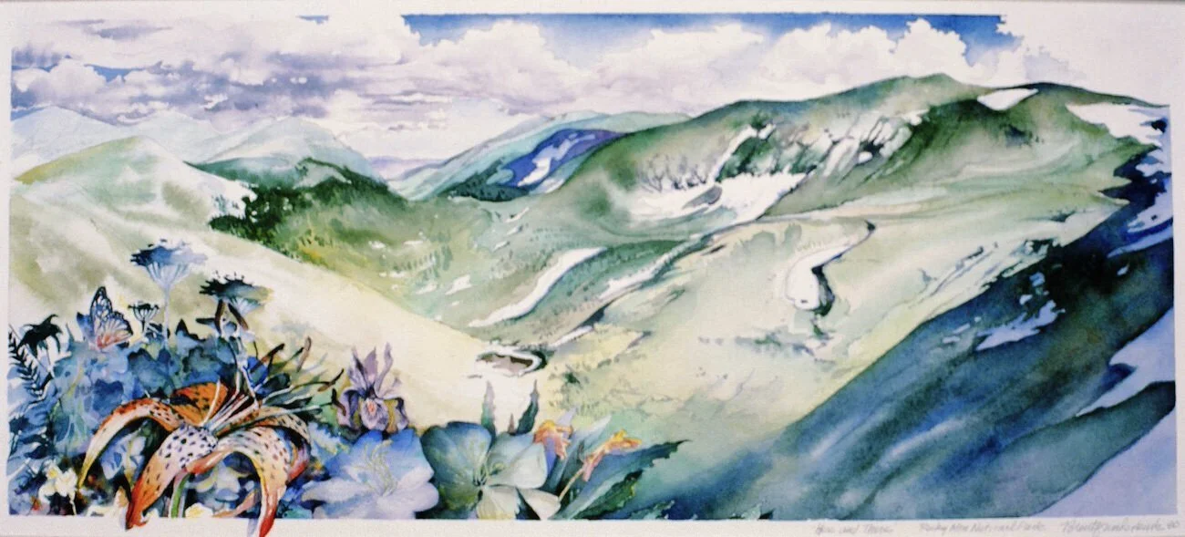 "Alleylujah Series 5" Watercolor/Mixed 1980