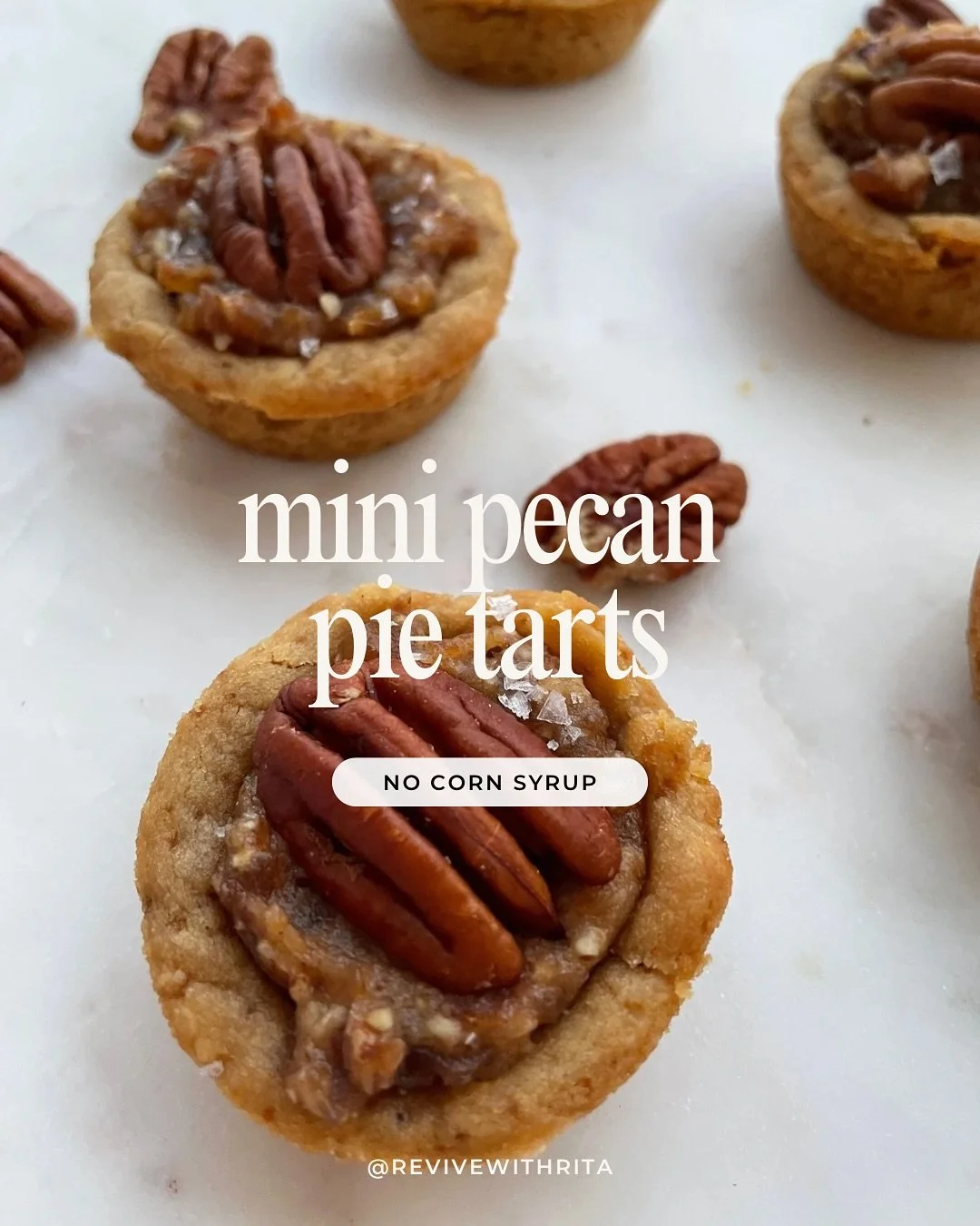 pecan pie but ditch the corn syrup! these healthier treats are delicious and a fun one to bring to your next gathering.

save this recipe 🍁