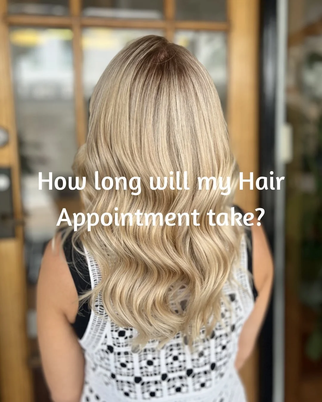 Have you ever wondered how long your hair will take?🫶 Here&rsquo;s a guide so you know how much time to book for next time you&rsquo;re in the seat!🧚✨