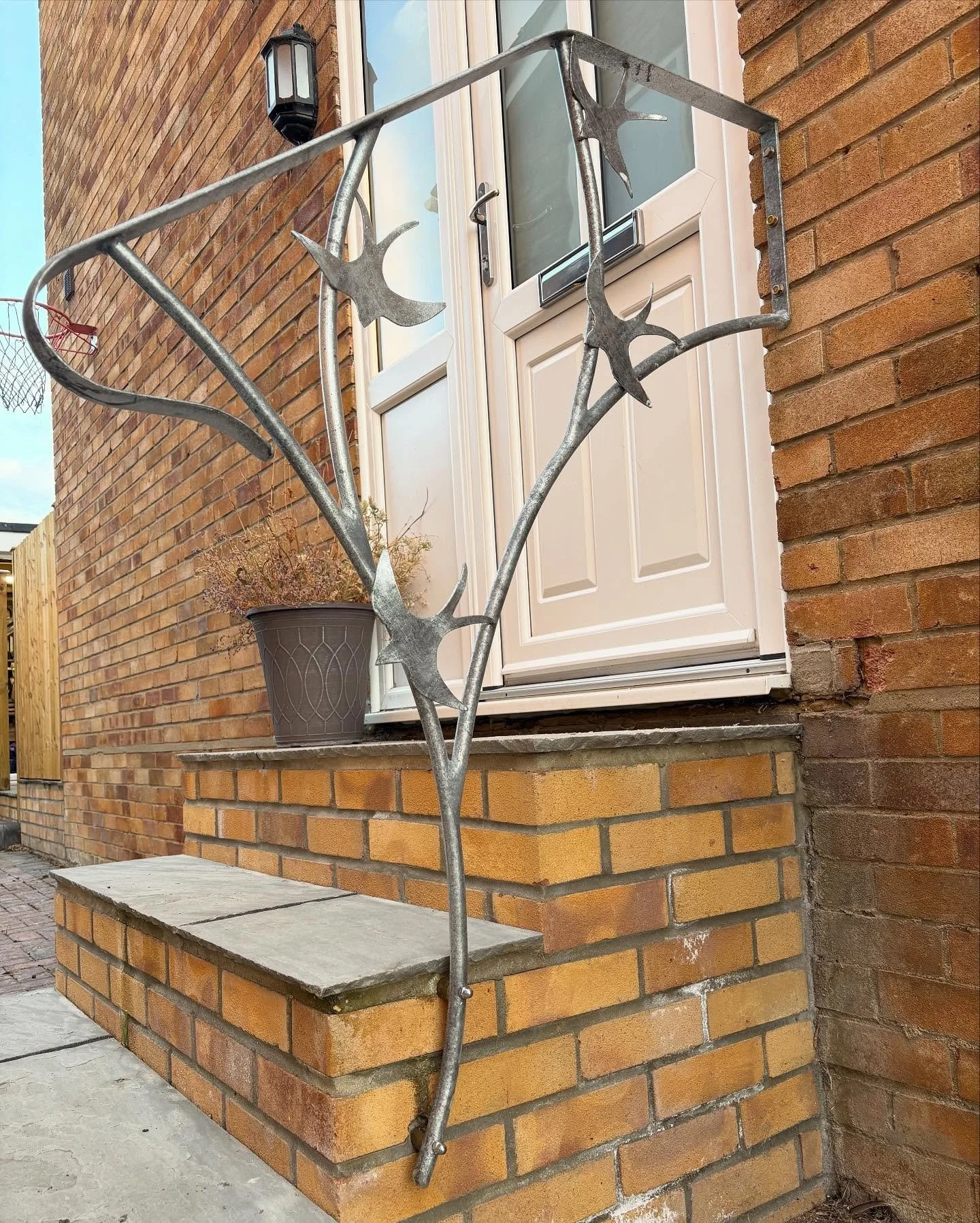 Two handrails installed last week.  #handrails #garden #gardendesign #grabrail