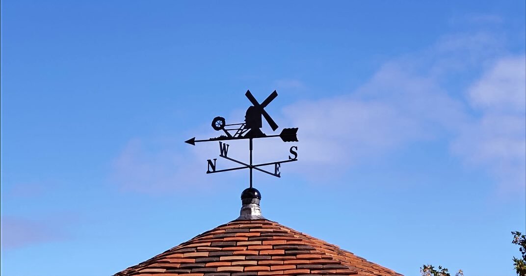 Weathervane for Aldringham-cum-Thorpe.
Structure and Installation by @suffolkframes