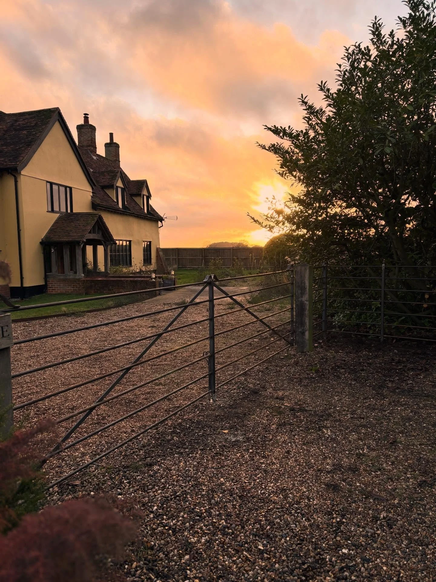 Gates installed today, these have been left raw to create a natural rusted patina.