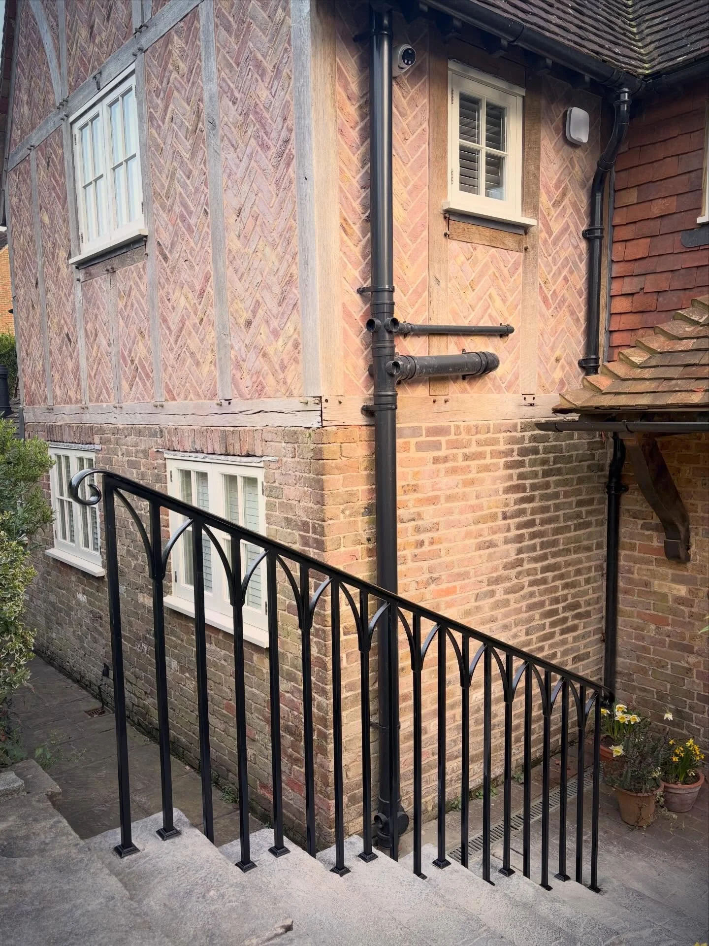 Handrail installation today in Guildford.