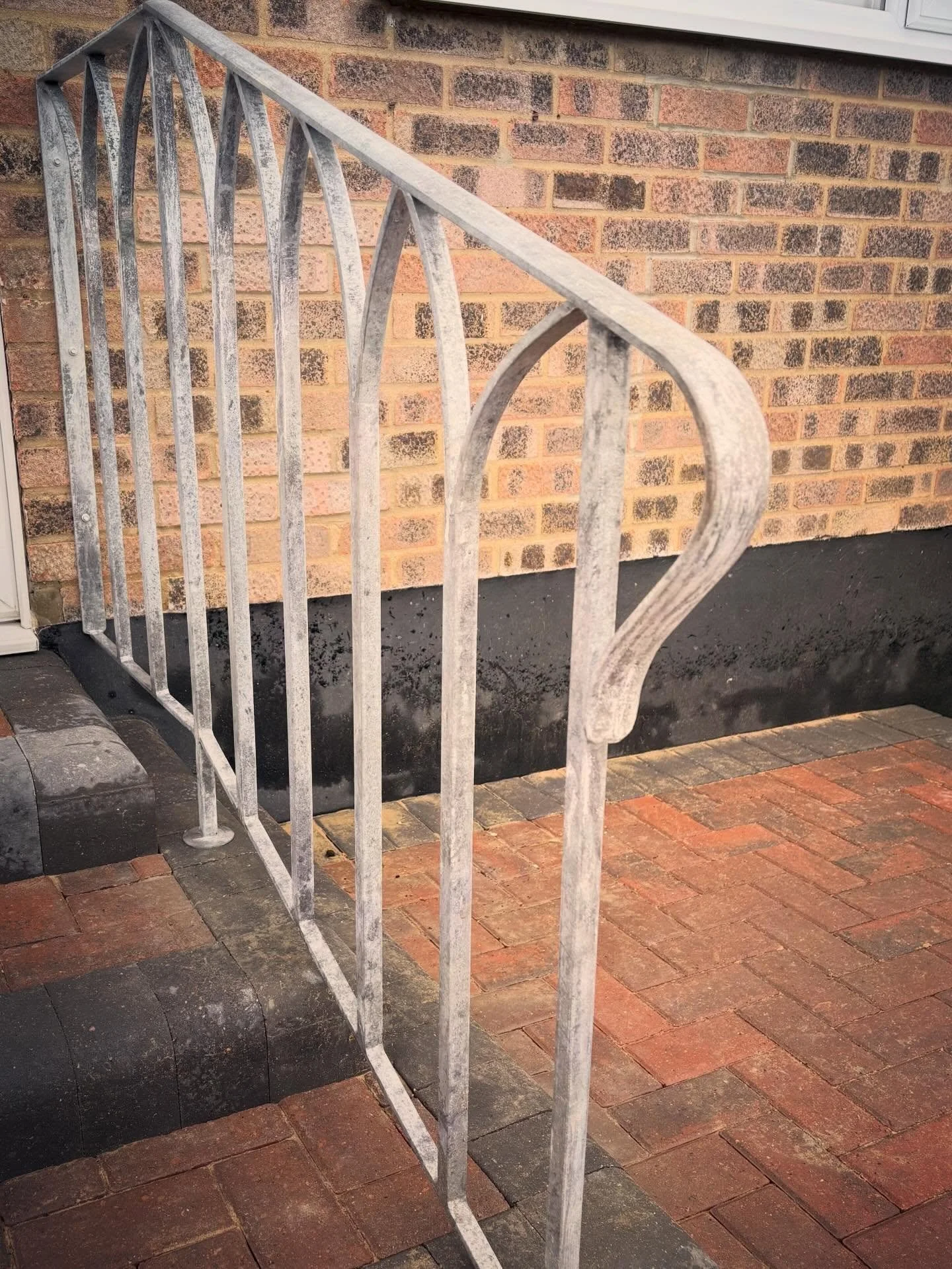 A small Galvanized handrail installed this morning.