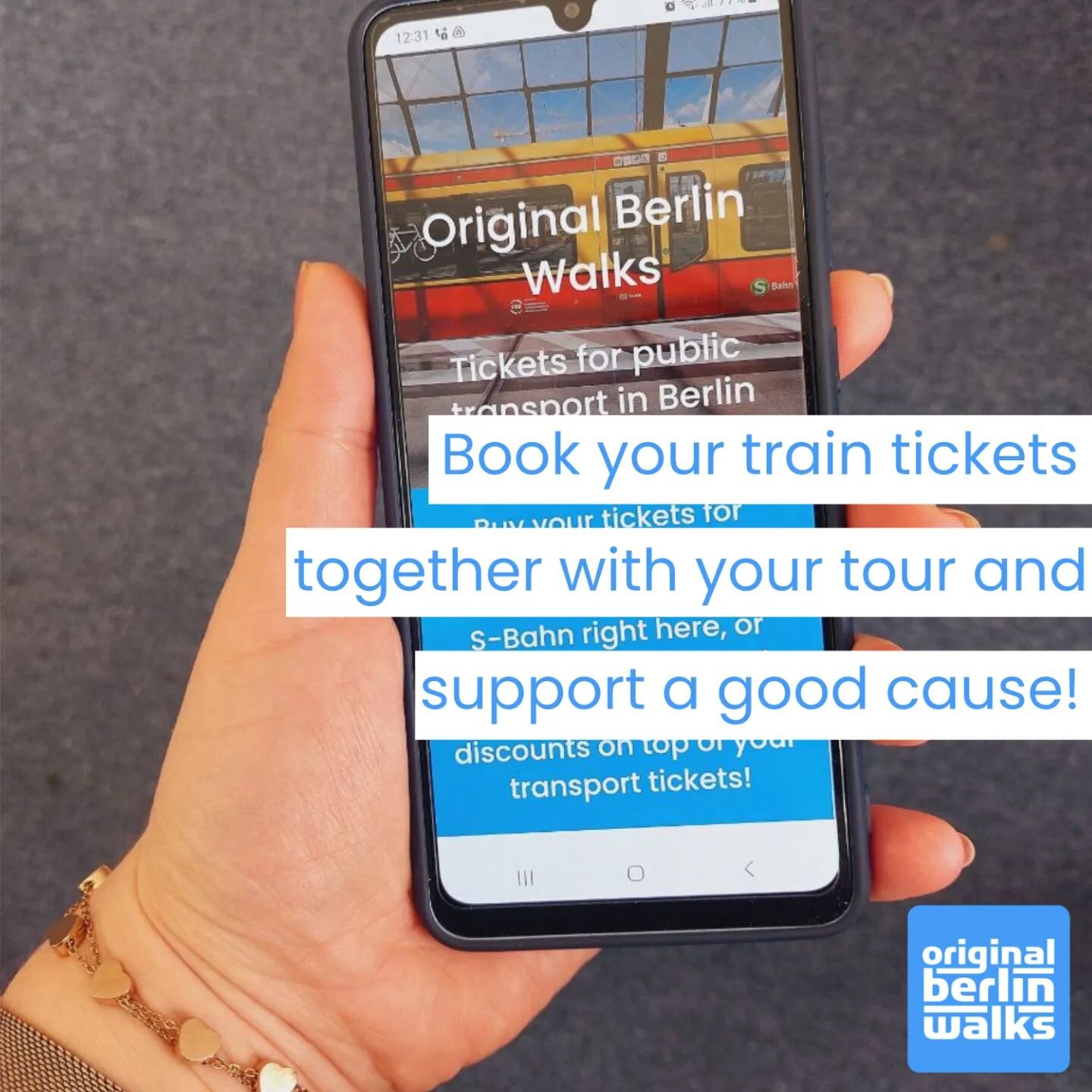 New: Book your train tickets for Berlin directly on our website. Convenient for our clients - and great for our charity work: all commission made through these ticket sales will go directly to our social projects! Find out more on www.berlinwalks.com