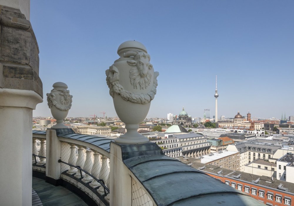 Berlin’s skyline seen from the French Dome