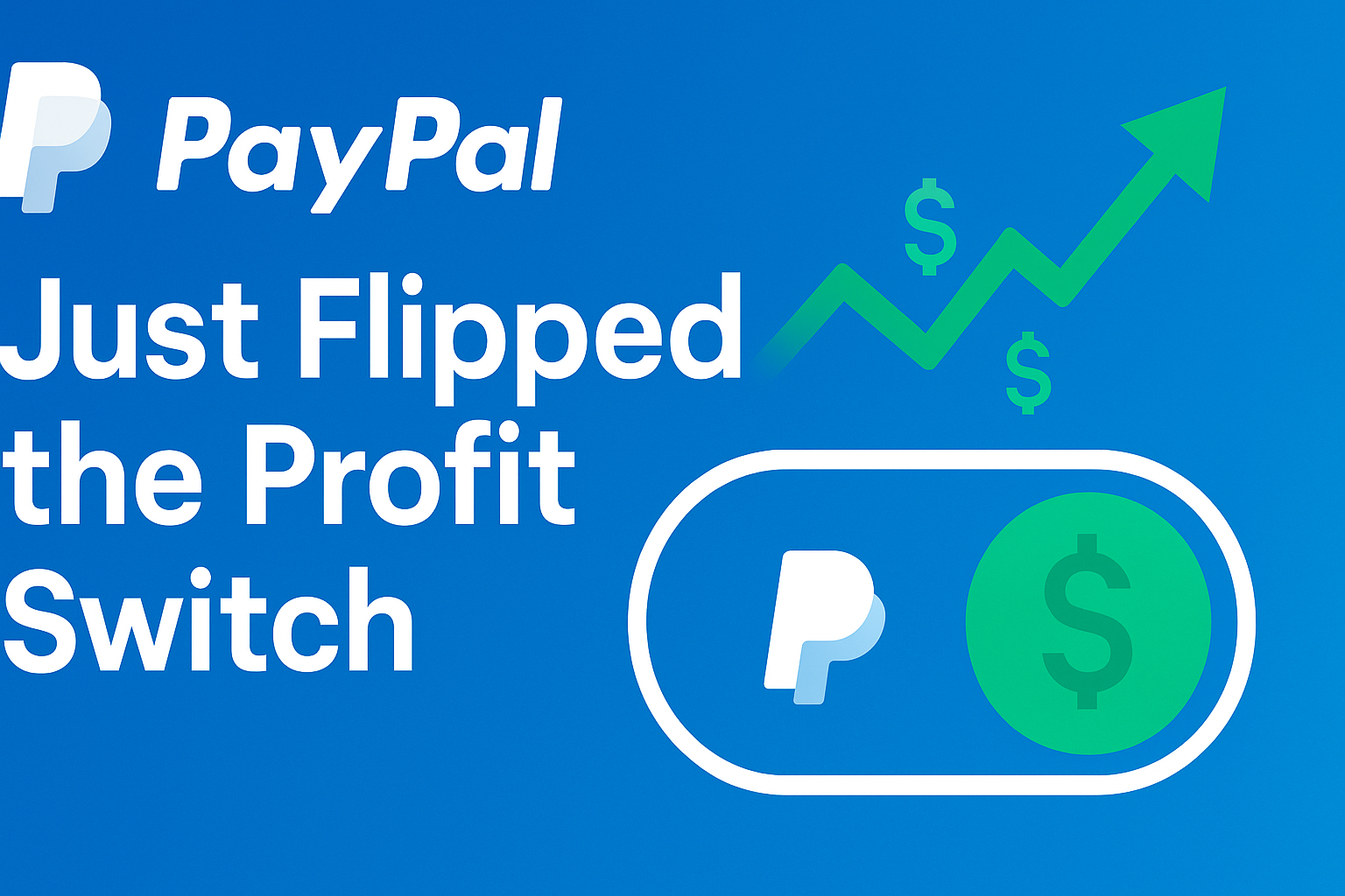 PayPal Just Flipped the Profit Switch