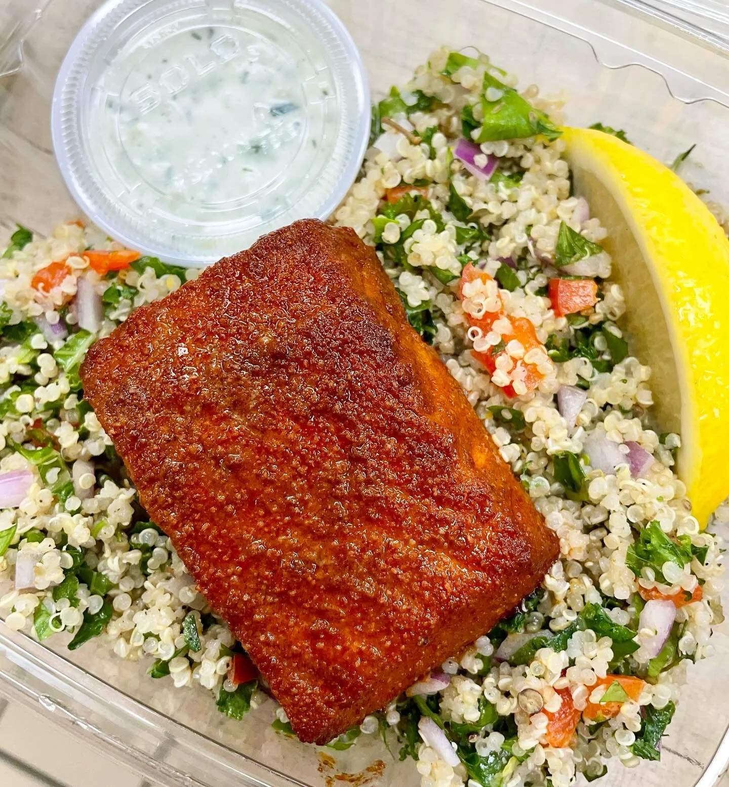 🌧️ Rainy days call for comfort food done right.

Whether you&rsquo;re craving something fresh and vibrant like our Pear &amp; Blue Cheese Salad, warming up with the Mediterranean Salmon, or keeping it classic with Chicken Tenders &mdash; we&rsquo;ve