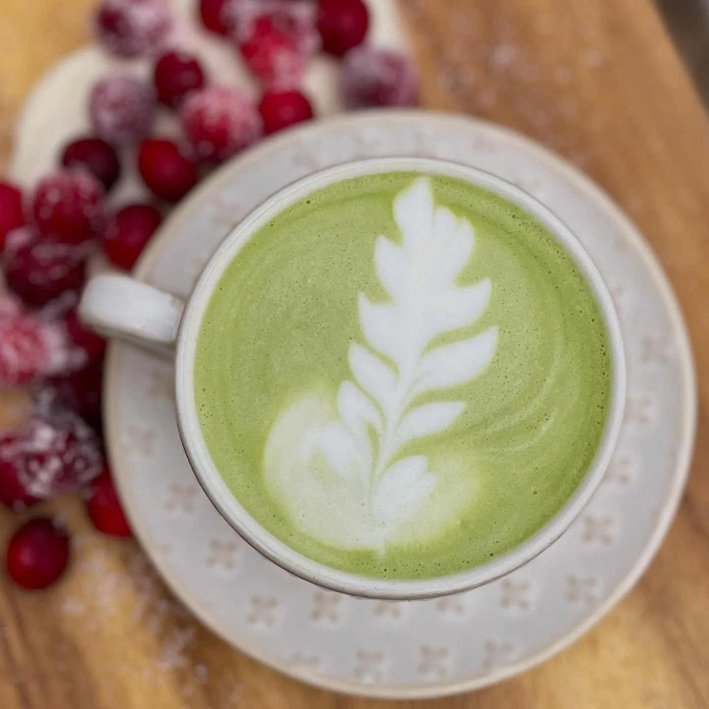 🌿✨ NEW DRINK DROP ✨🌿
Meet your new seasonal obsession: Frosted Cranberry Matcha 💚🍒

We&rsquo;ve blended our signature Matcha with tart cranberry and a whisper of vanilla for just the right touch of sweetness. Bright, refreshing, and cozy all at o