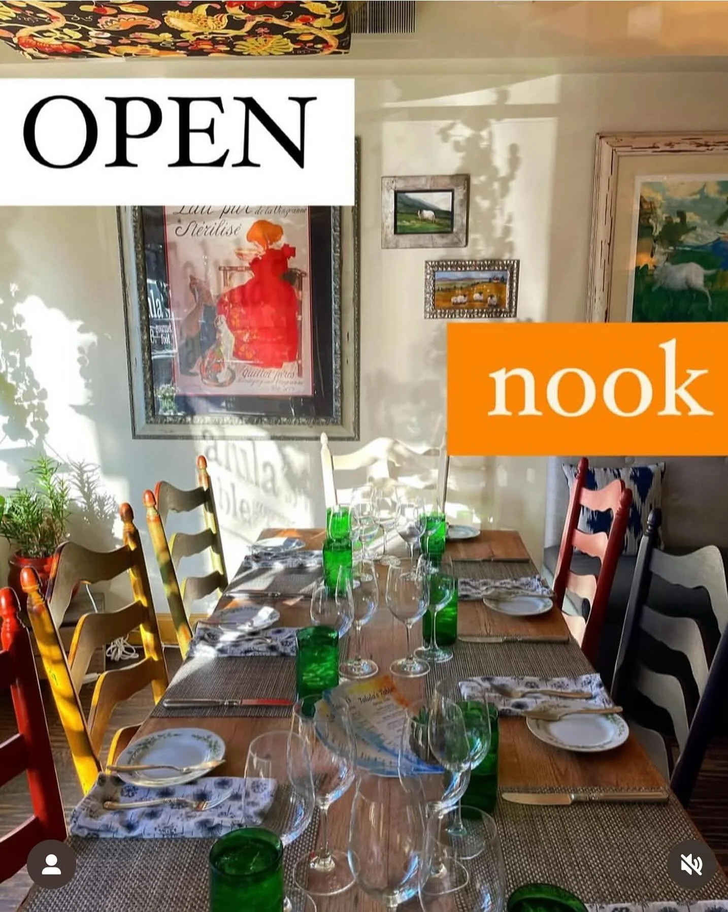 🍁 RARE RESERVATION ALERT 🍁
 
The Nook Table has just become available for this coming Wednesday, November 5th at 7pm &mdash; and trust us, this doesn&rsquo;t happen often! 

Enjoy an intimate evening filled with seasonal ingredients, inspired pairi