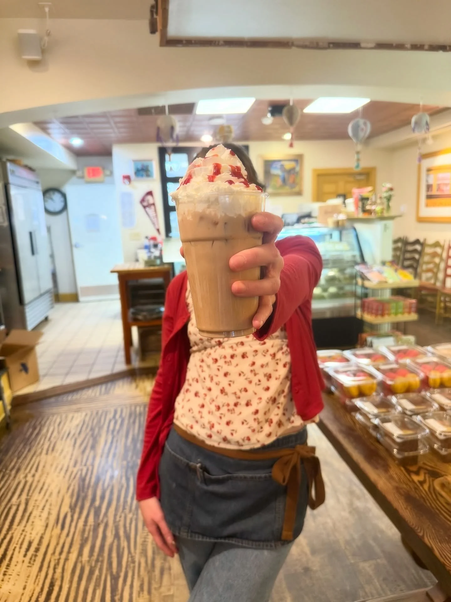 Its officially cherry season here at Talulas! 🍒

Come grab a cherry pie chai (or order one on door dash) and browse all the amazing cherry spreads, ice creams &amp; coffees we have in store! 

See you soon! 🍒