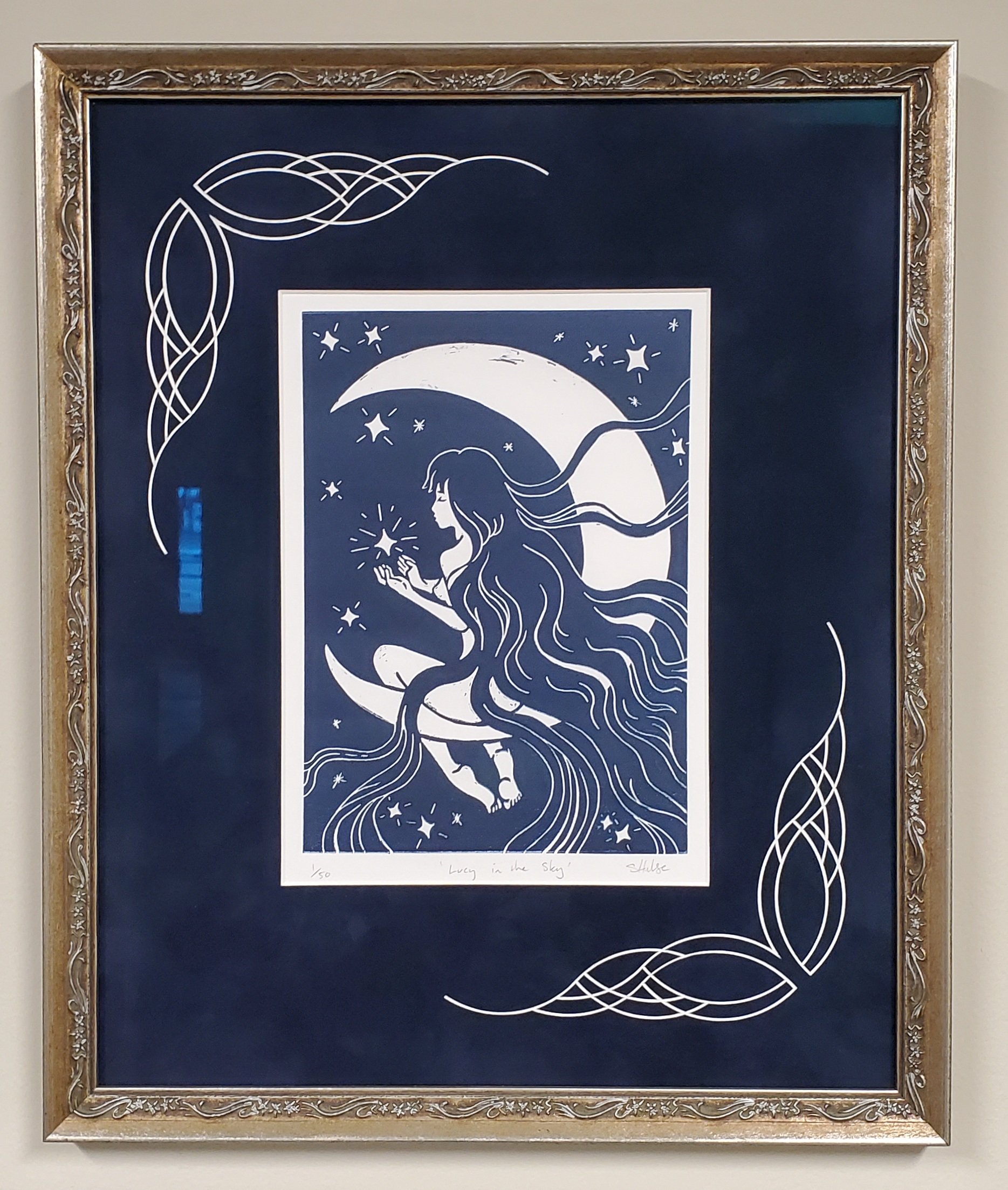 Blue Moon Mosaic Picture Frame – Addison West