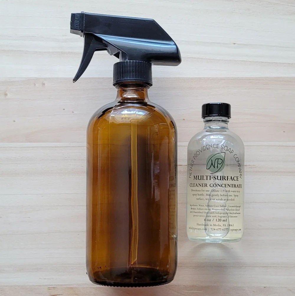 Refillable Glass Spray Bottle - 16 oz — Nether Providence Soap Company
