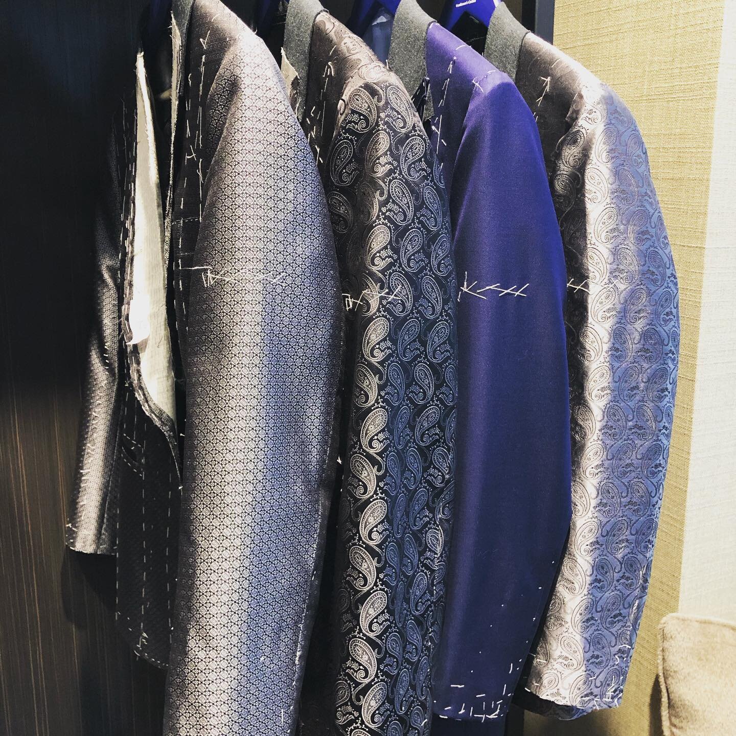 3 silk jackets and a tails. Getting ready for a splendid wedding in Morocco! #bespokesuit #sartorial #handmade #tailoring #shawllapel #luxurylifestyle