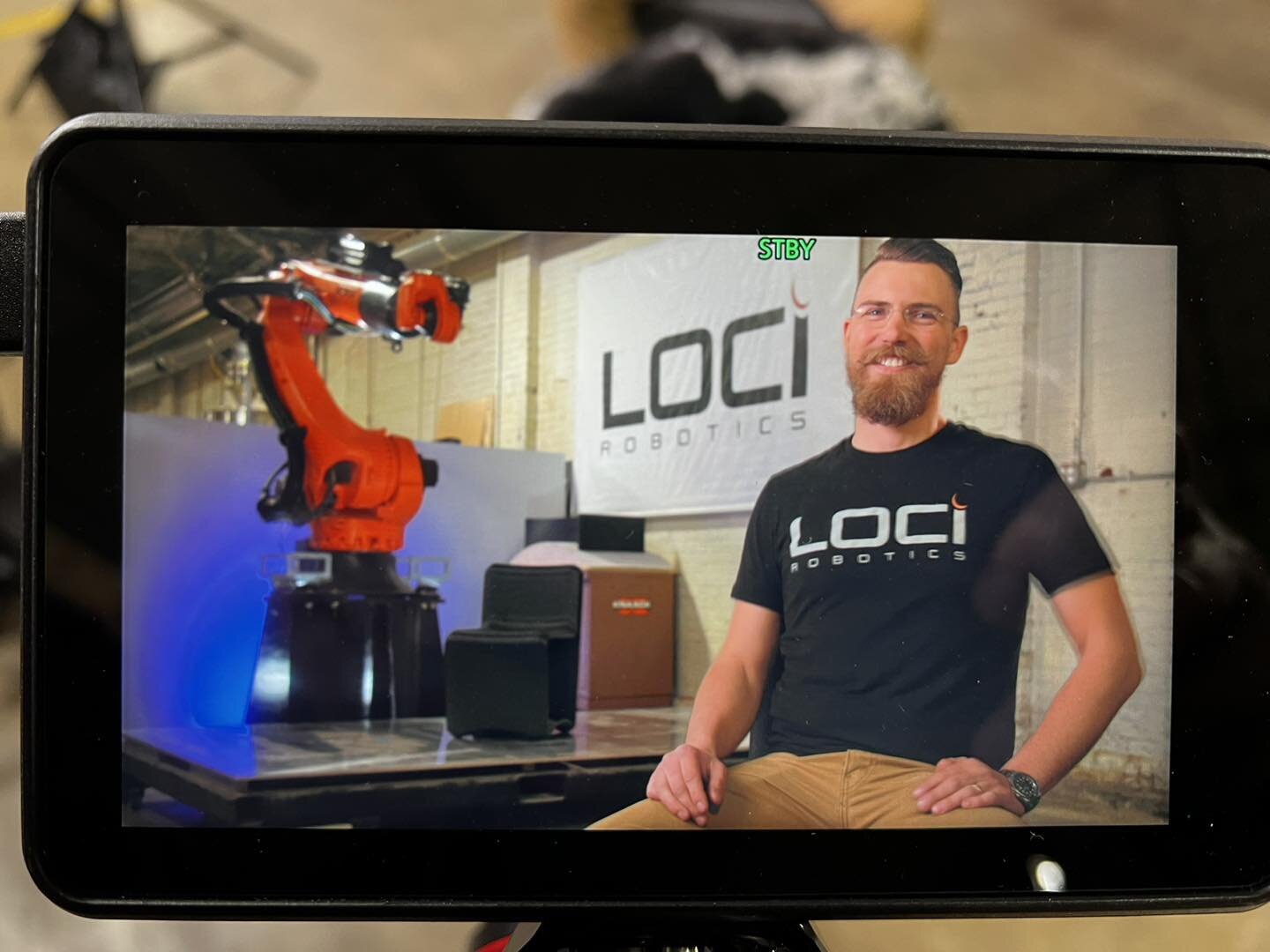 Can&rsquo;t wait to see the first cut of the interview of Loci Robotics, Inc. CEO Dr. Maximilian Heres by Divedesignco. Super fun, super quick, and super professional. It&rsquo;s going to be great!

#locirobotics #funwithrobots #themakercity #knox #m