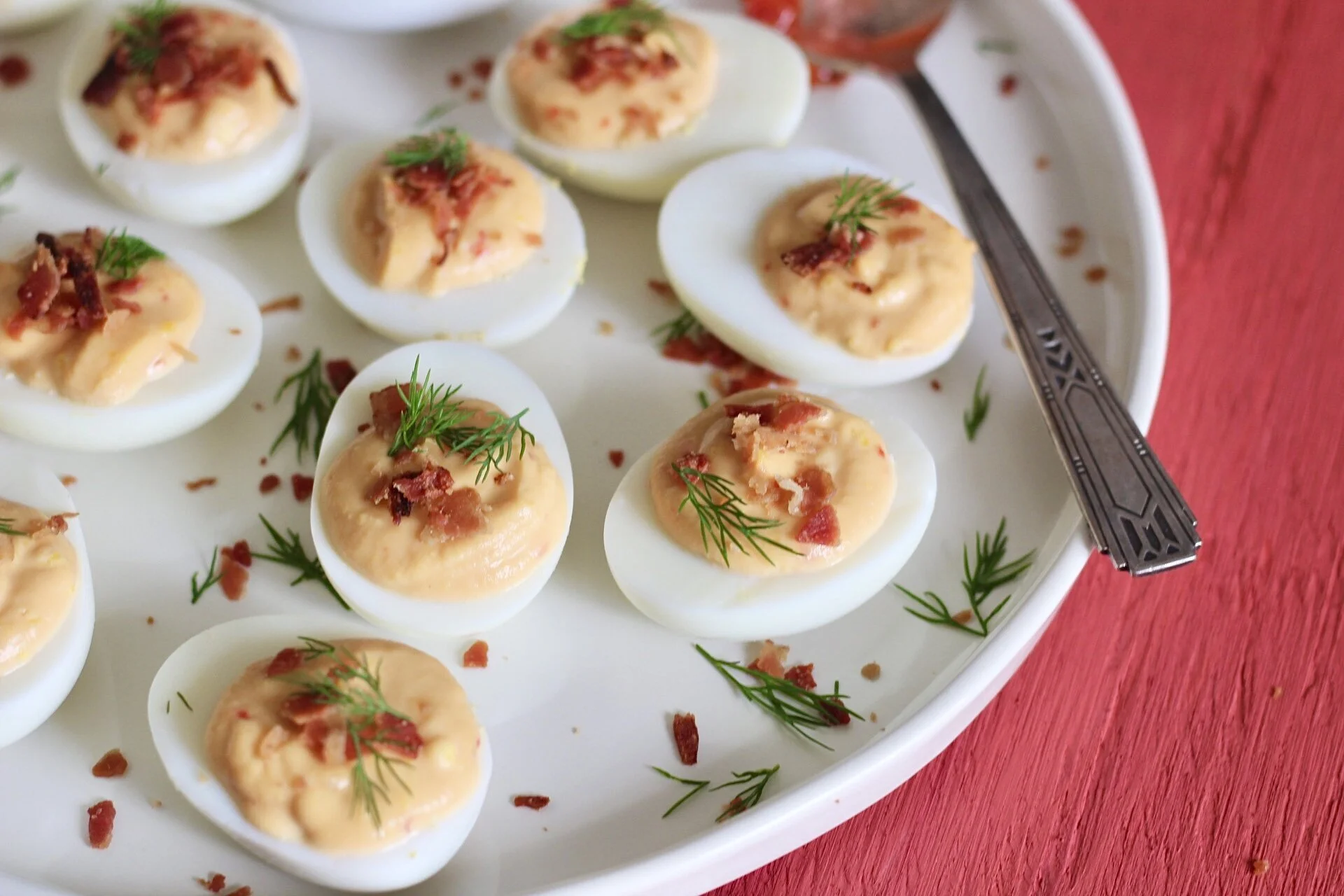 Pepper Jelly Deviled Eggs — Christina Brockman