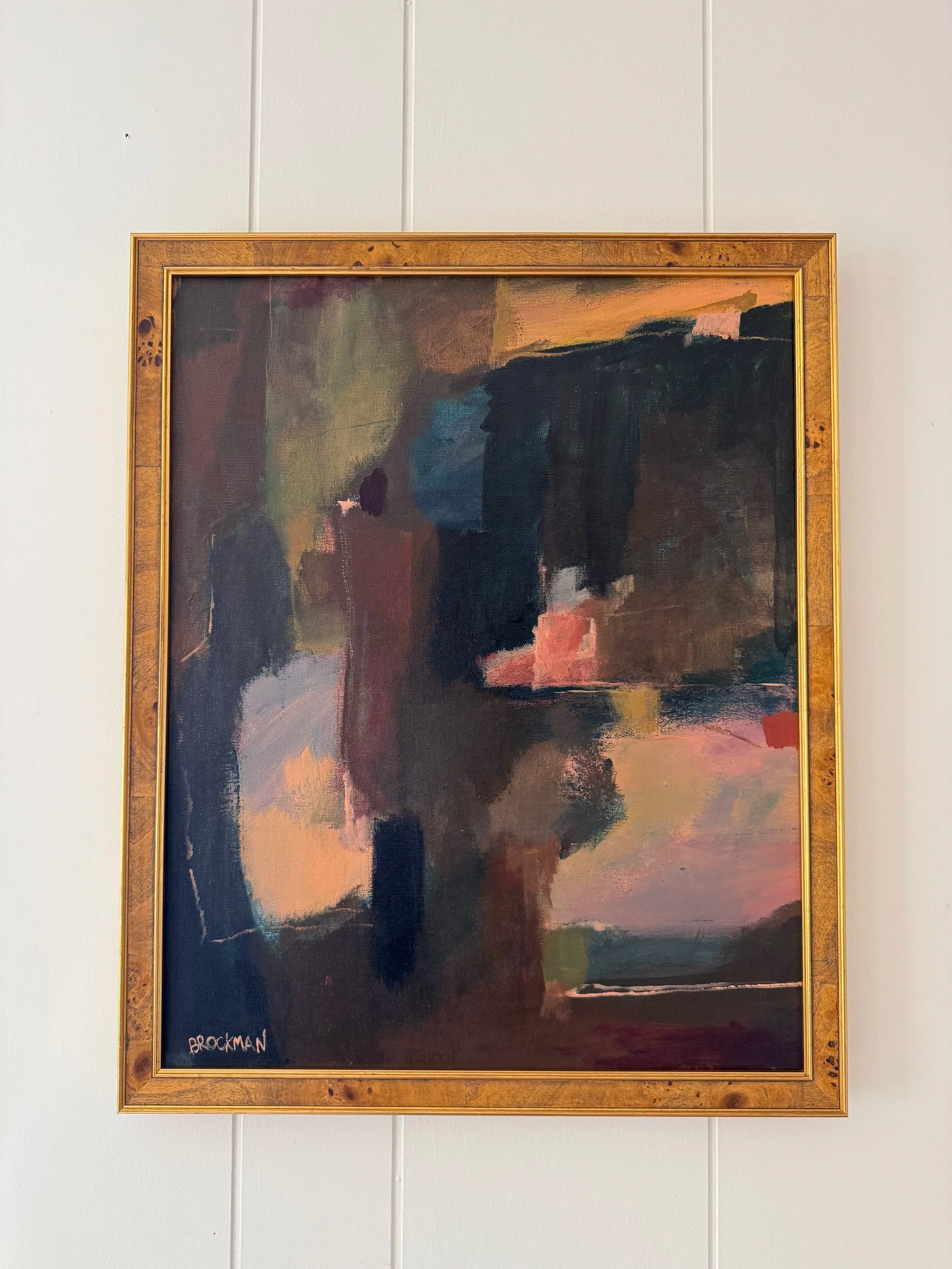 Sea Meets the Sky,
17x22 Framed Acrylic on Canvas   $650