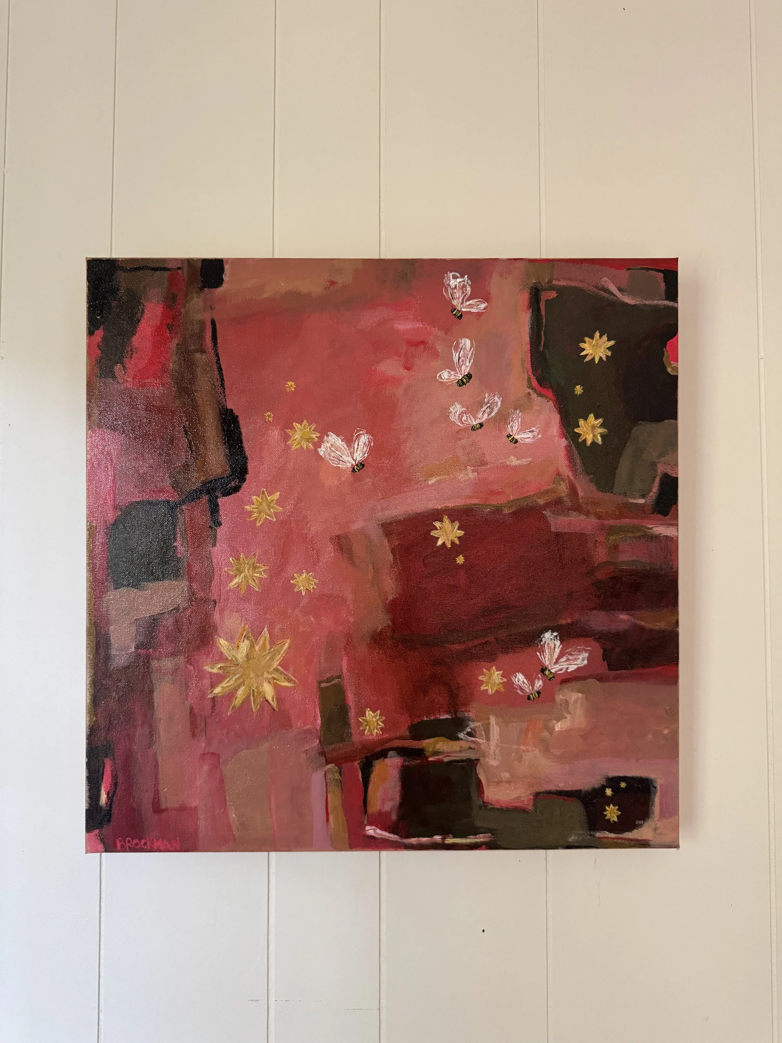 SOLD Keeper's Bunch,
20x20 Acrylic on Canvas   $580