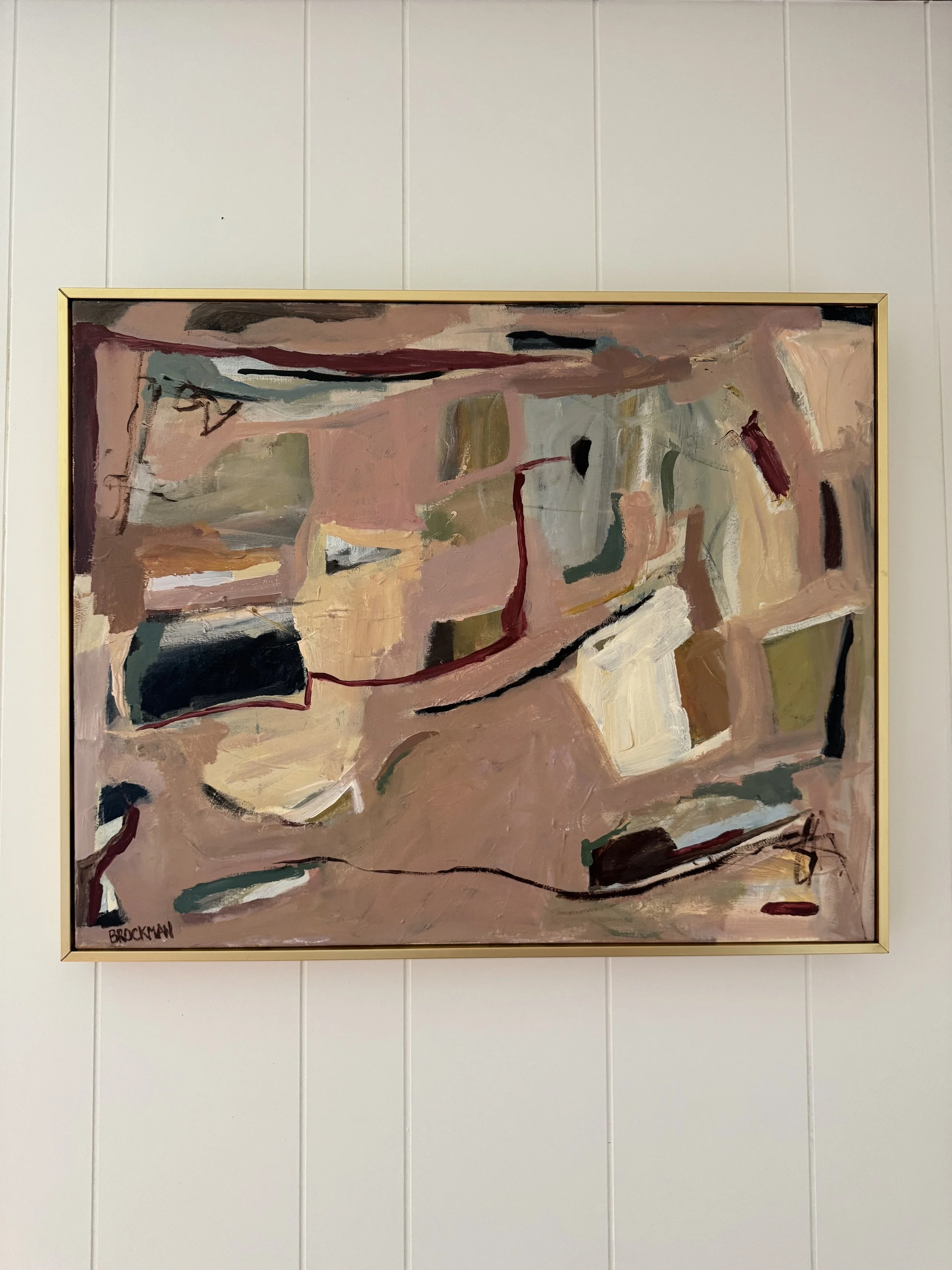 Blush Lasso,
25x31 Framed Acrylic on Canvas $935