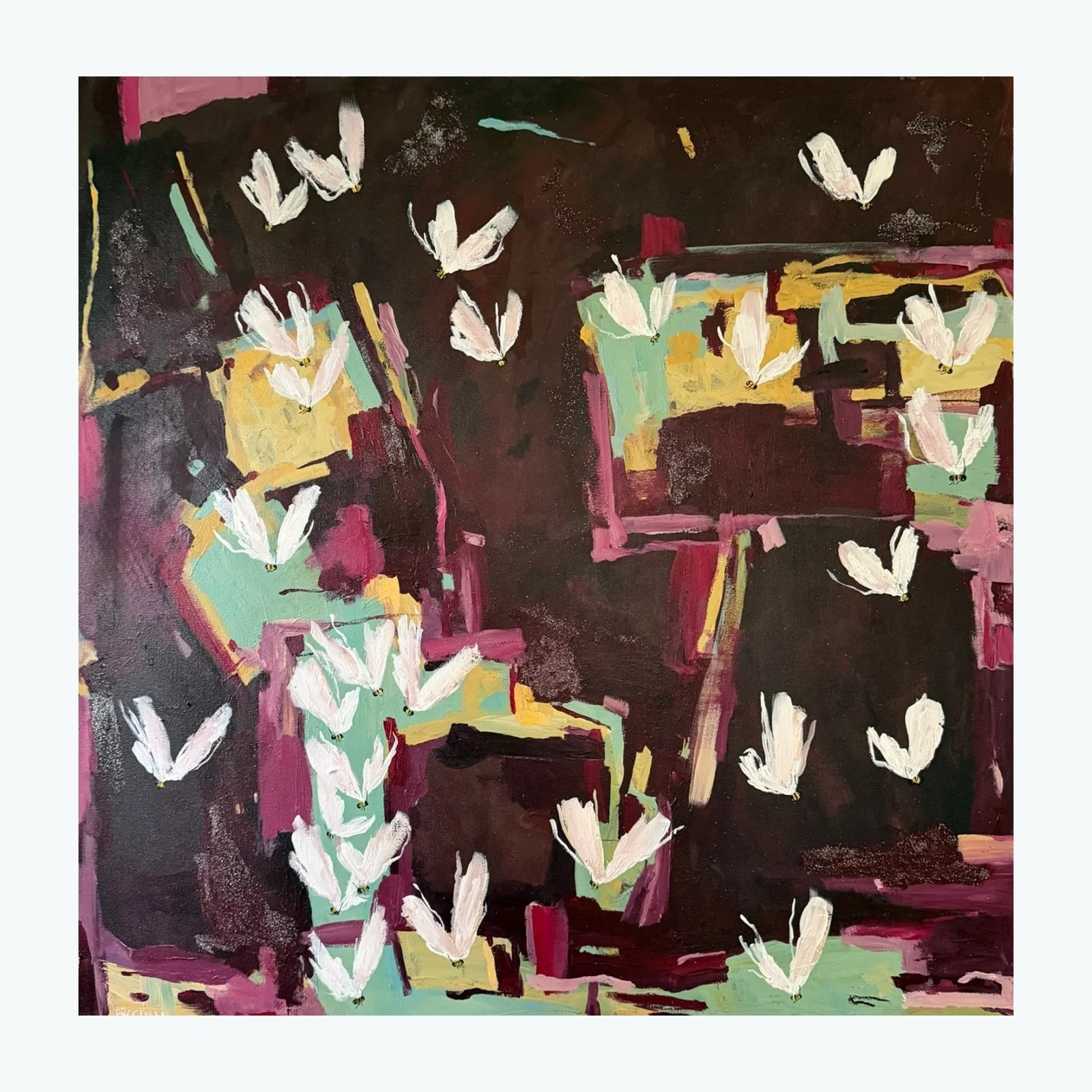 Glitter Girls 36x36 $2000