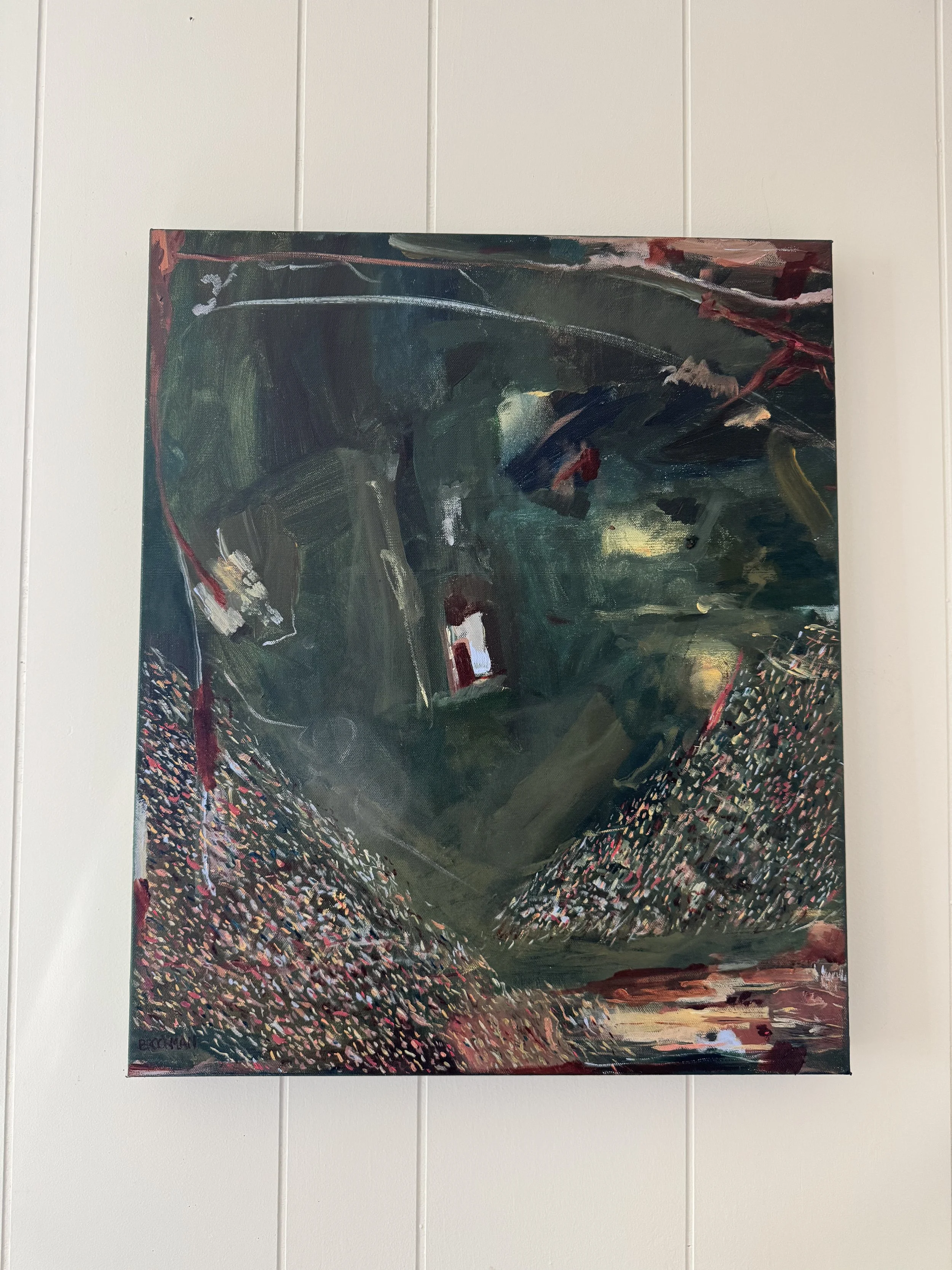 Golden Hour Guide,
20x24  Acrylic on Canvas   $650