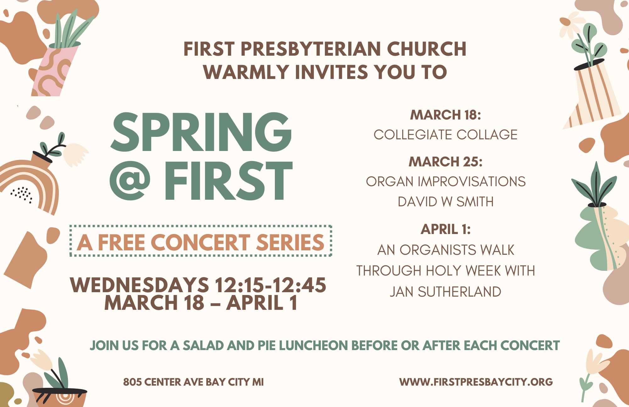 Spring @ First - Lenten Concert Series