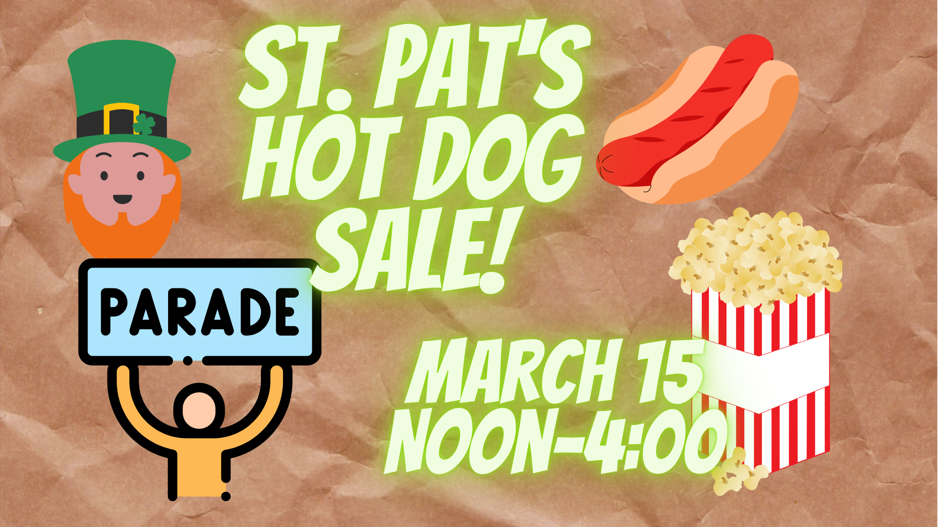  St. Patrick's Day Youth Hot Dog Sale
