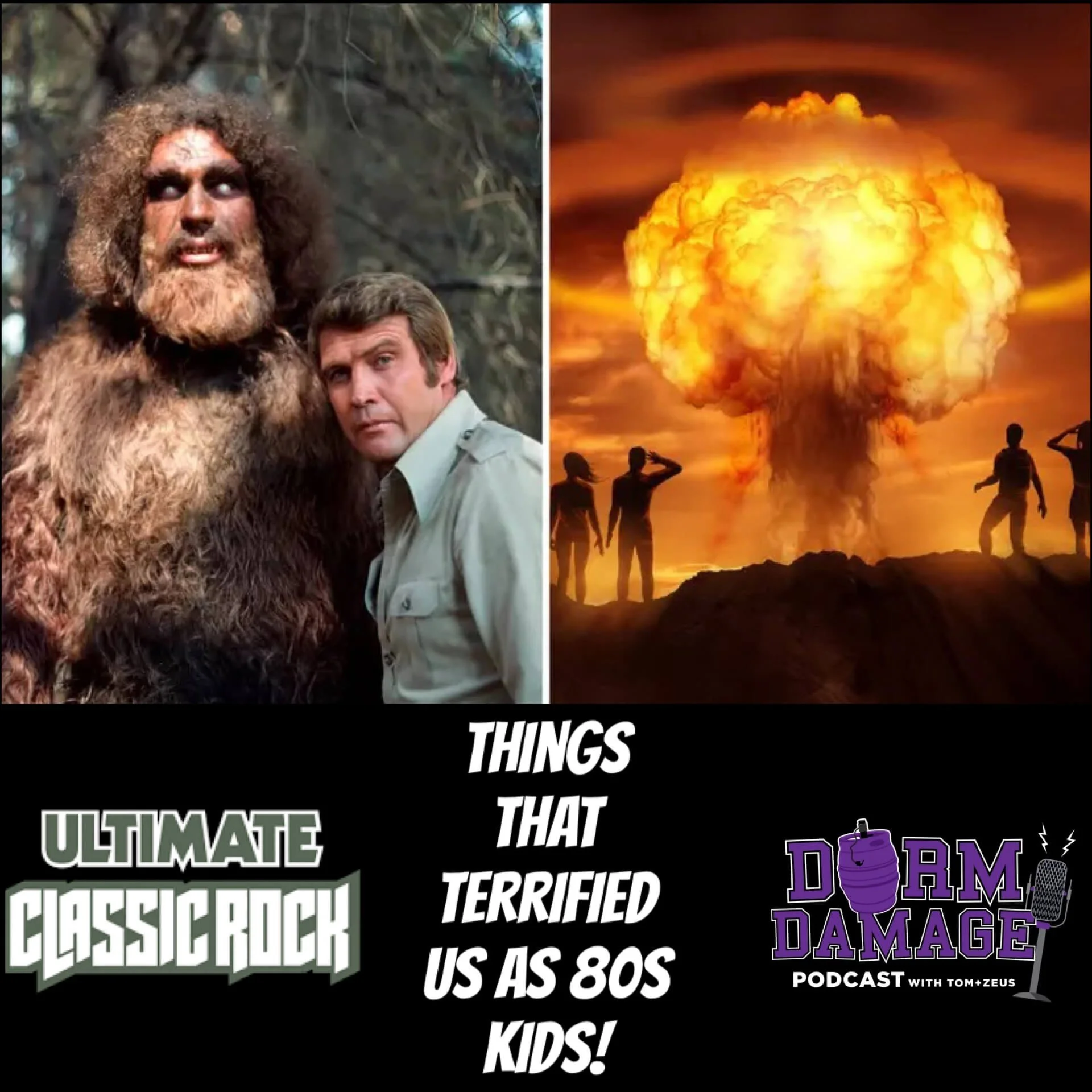 DORM DAMAGE EPISODE 134: “ULTIMATE CLASSIC ROCK-17 THINGS THAT ABSOLUTELY TERRIFIED ‘80s KIDS”