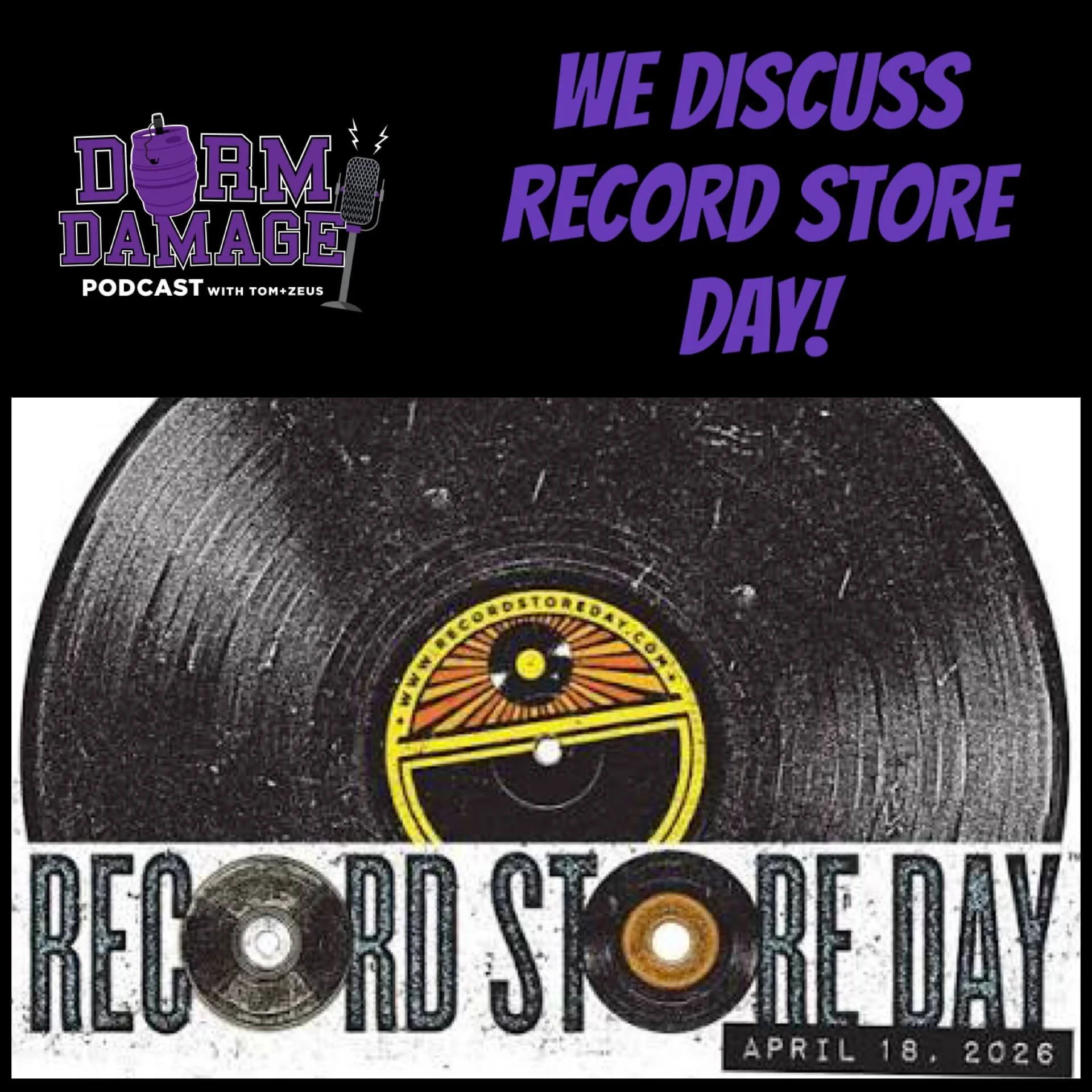 DORM DAMAGE EPISODE 138: “RECORD STORE DAY”
