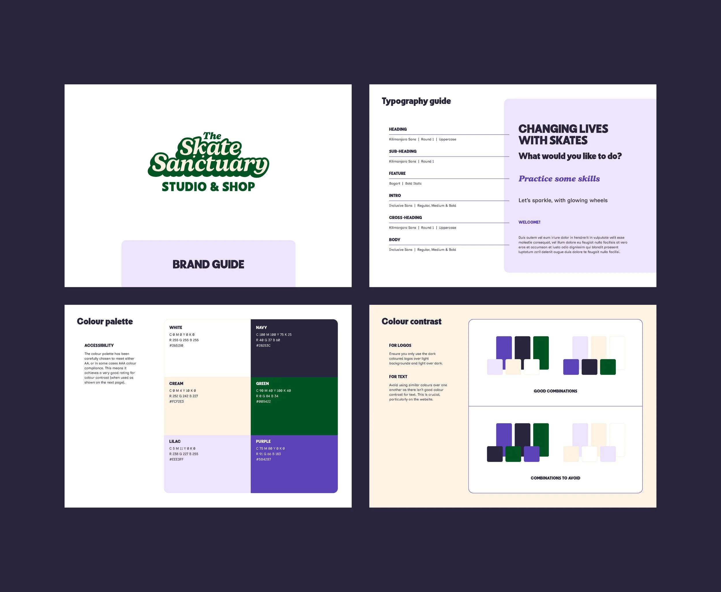 The Skate Sanctuary brand guidelines